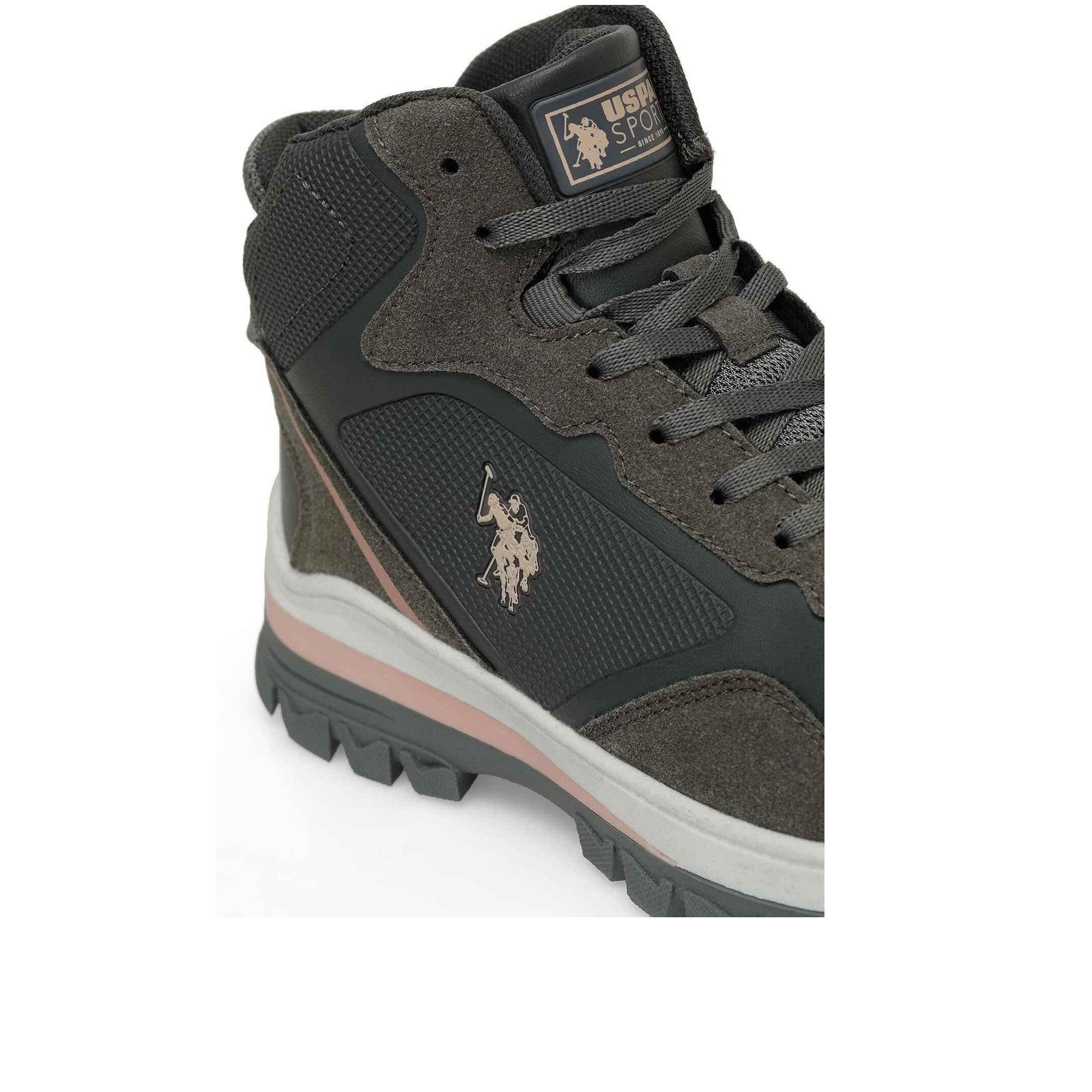 U.S. POLO ASSN. SAGAN HI WMN KADIN AYAKKABI - GRİ
