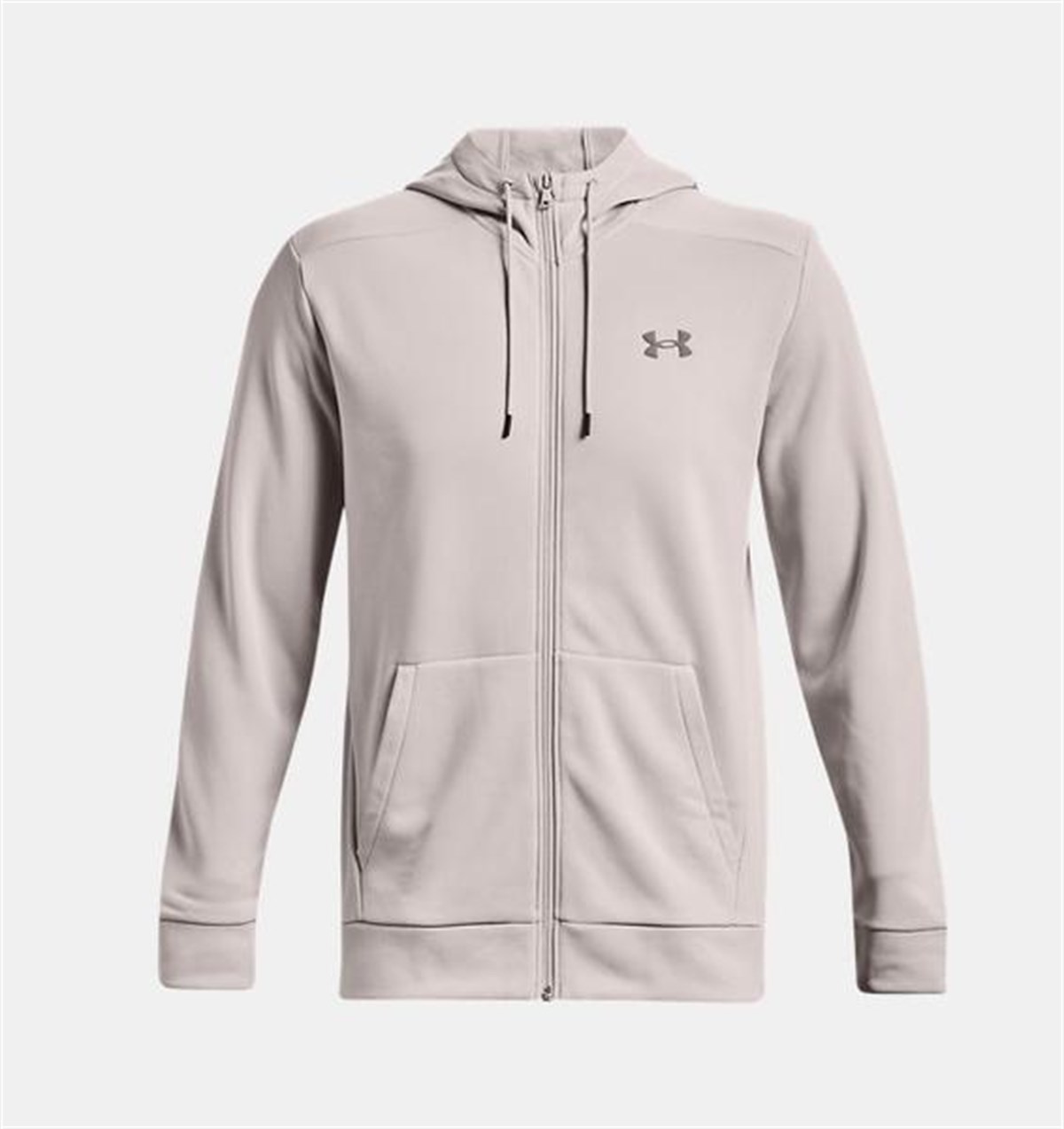 UA Armour Fleece FZ Hoodie - HAKİ/GRİ