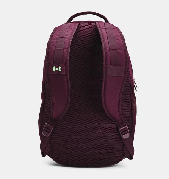 UA Hustle 5.0 Backpack - LACİ/KIRMIZI