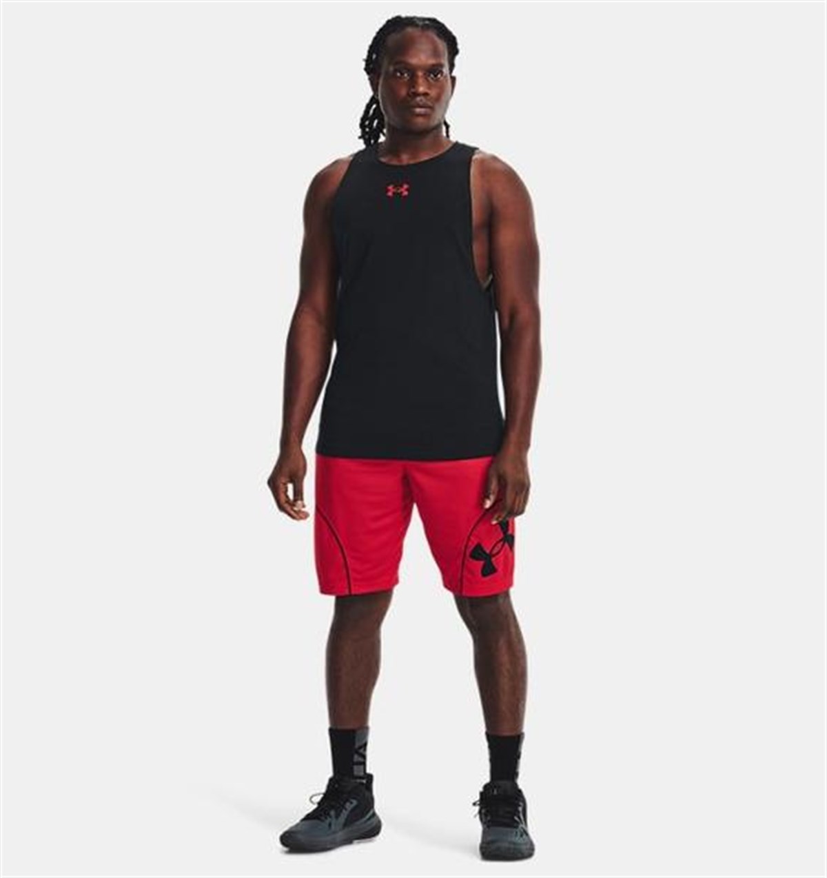 UA PERIMETER 11 SHORT - BORDO(AÇMA)