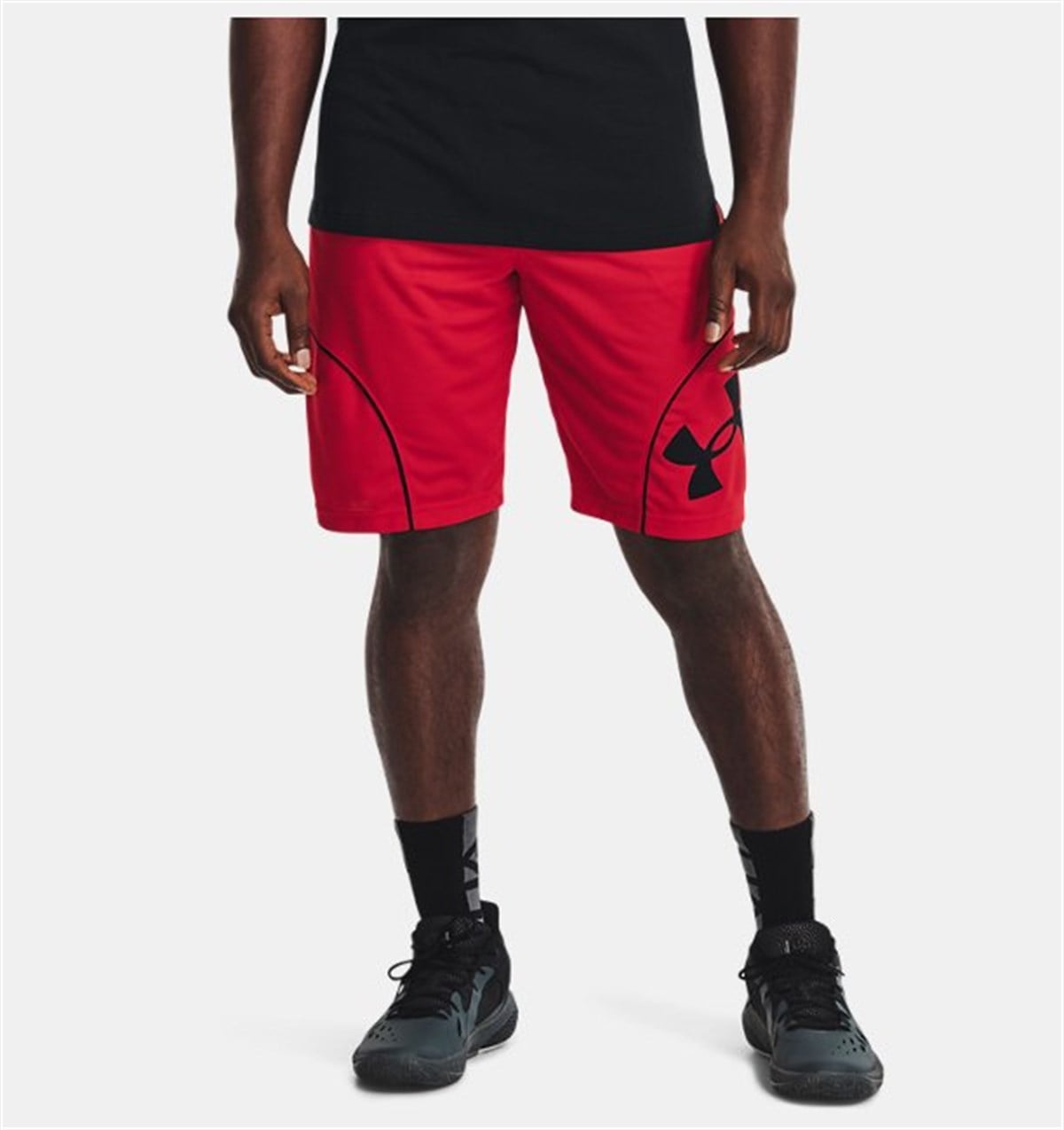 UA PERIMETER 11 SHORT - BORDO(AÇMA)