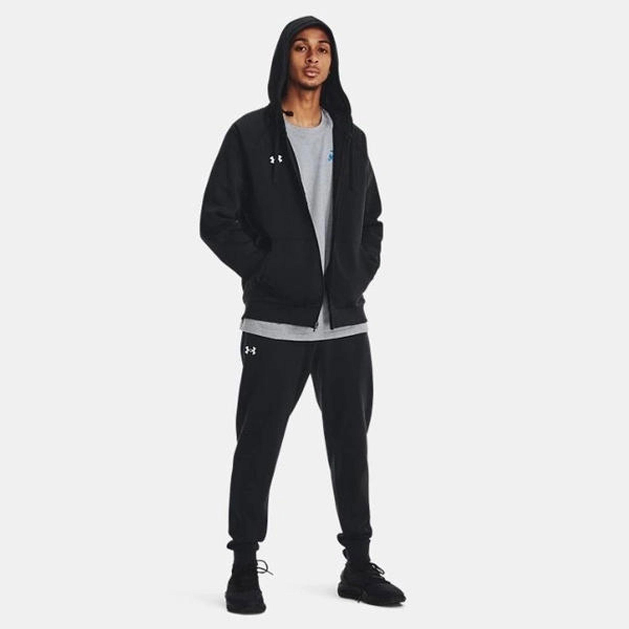 UA Rival Fleece FZ Hoodie - SİYAH