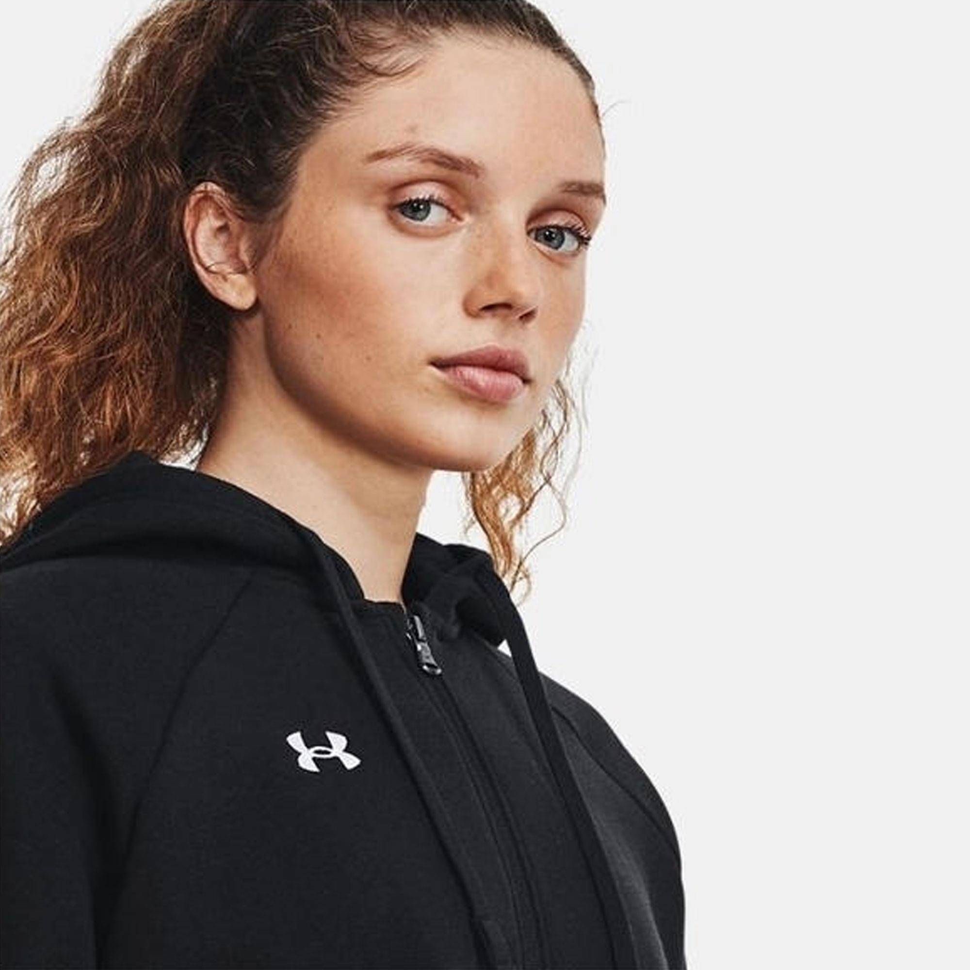 UA Rival Fleece FZ Hoodie - SİYAH