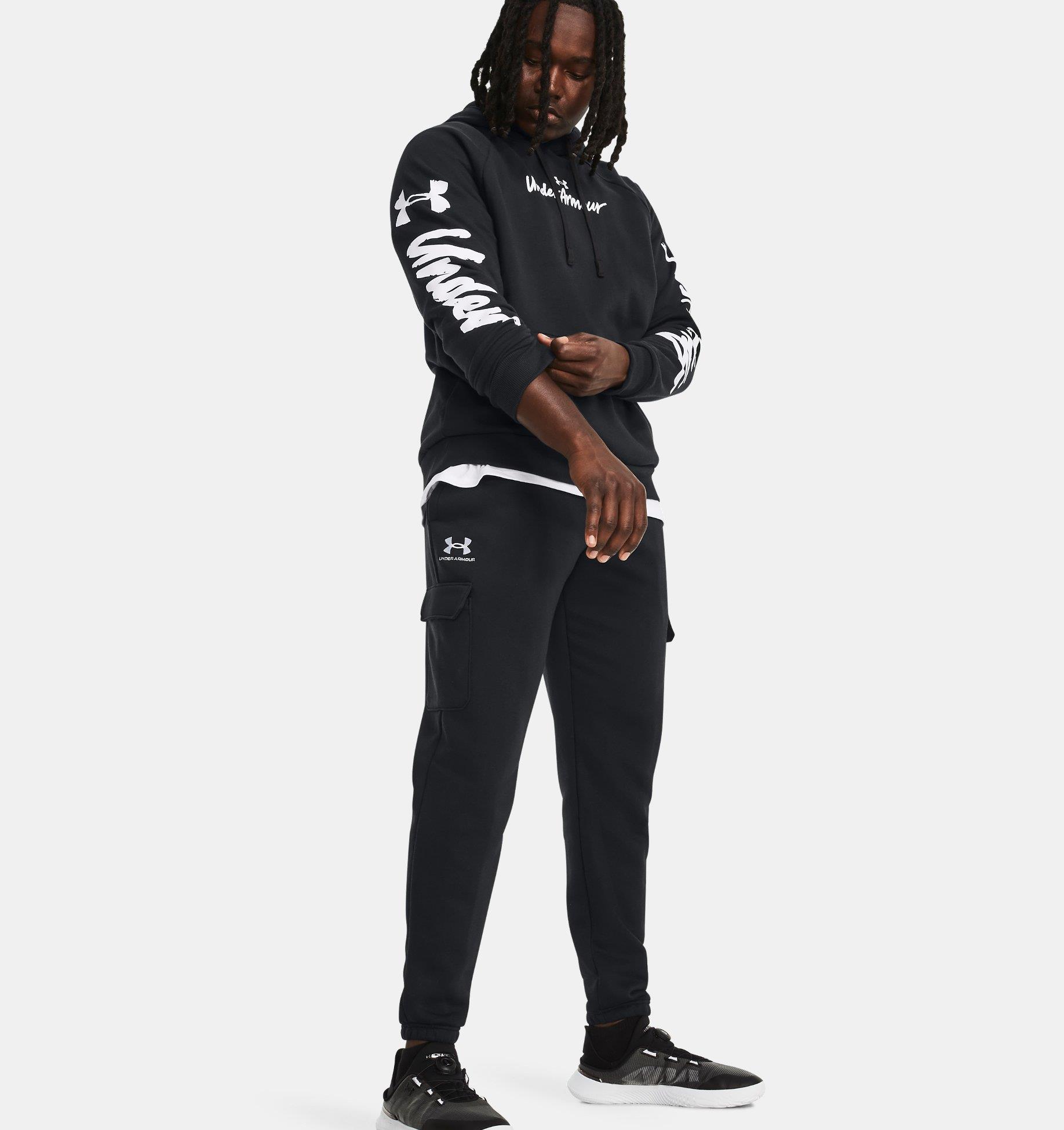 UA Rival Fleece Graphic HD - SİYAH