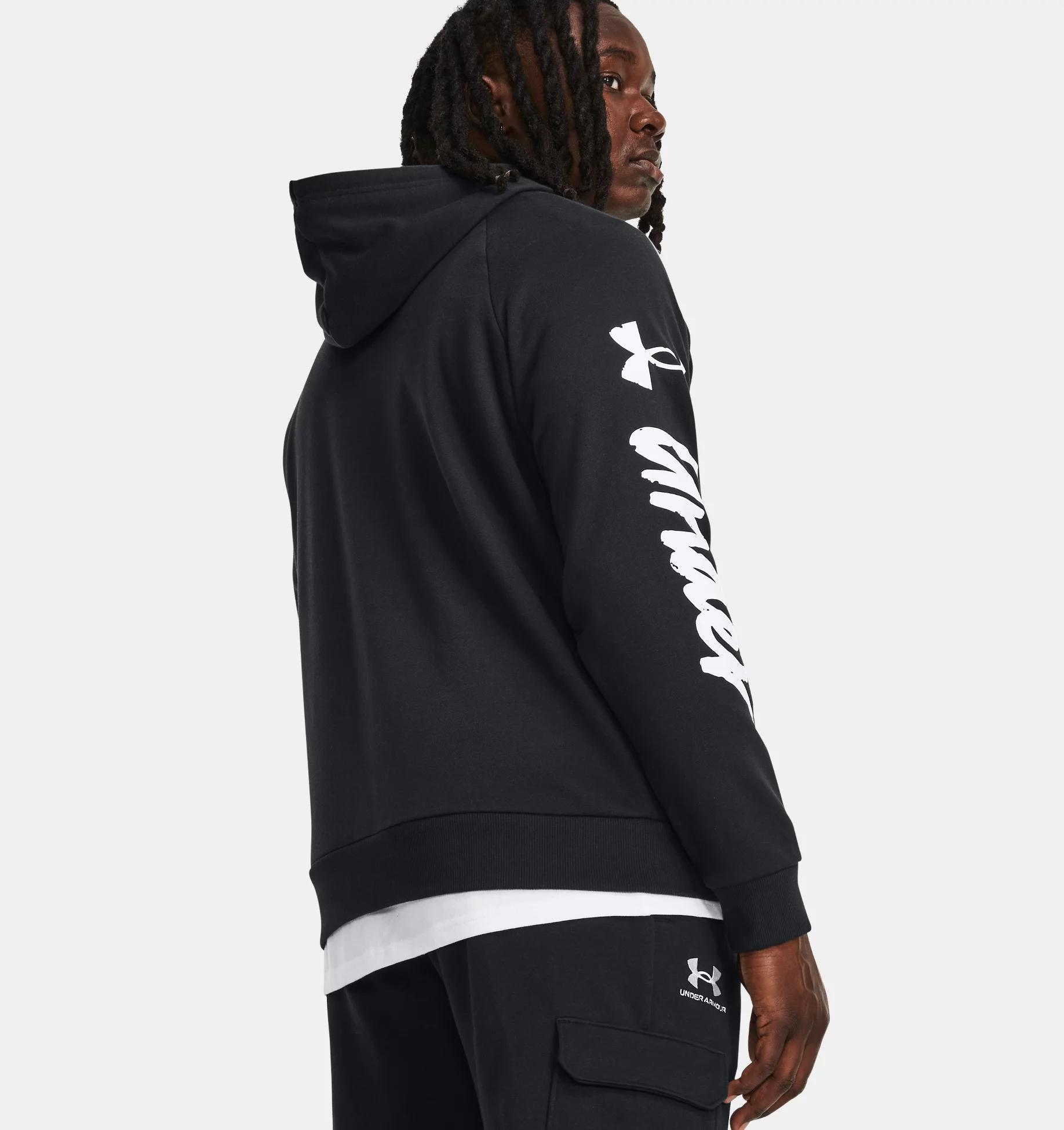 UA Rival Fleece Graphic HD - SİYAH