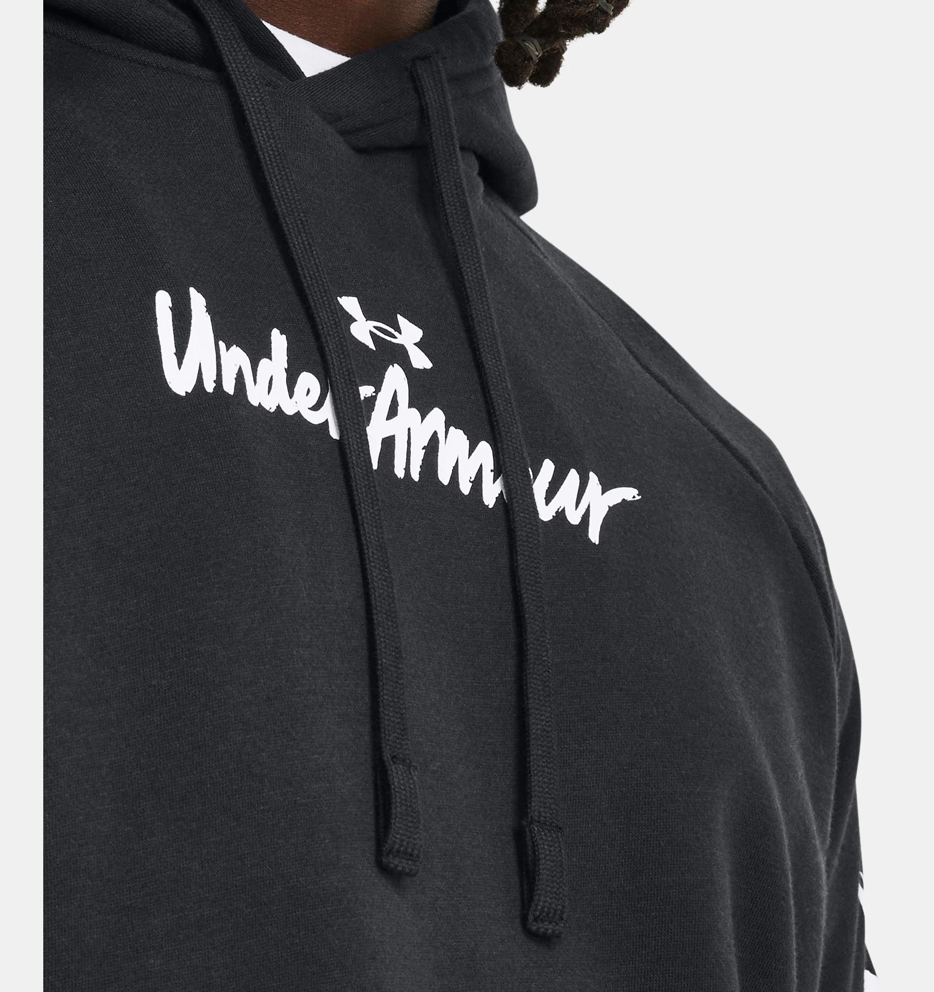 UA Rival Fleece Graphic HD - SİYAH