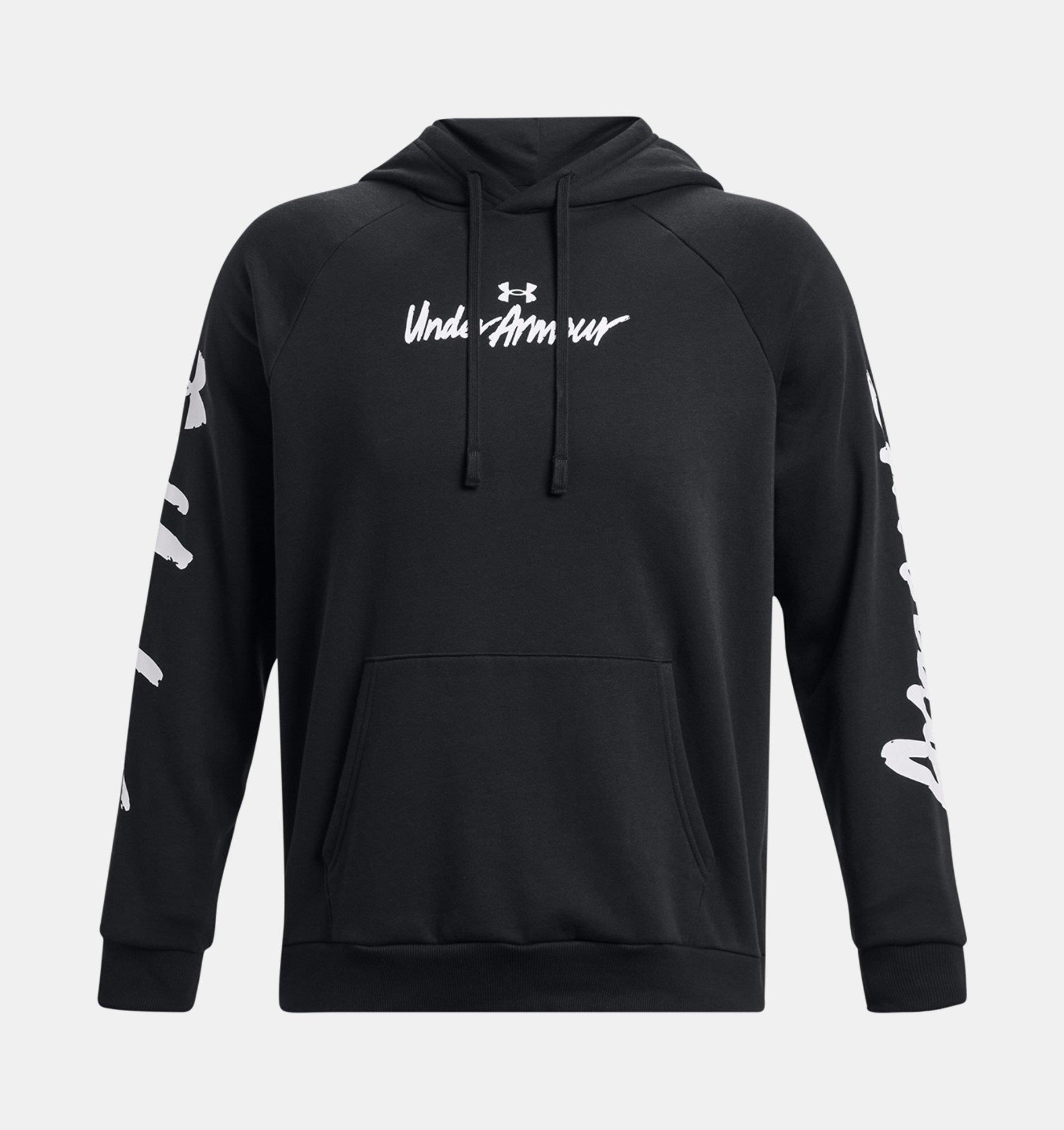 UA Rival Fleece Graphic HD - SİYAH