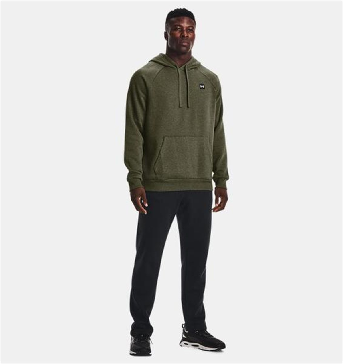 UA Rival Fleece Hoodie - KOT(SİY)/MAVİ