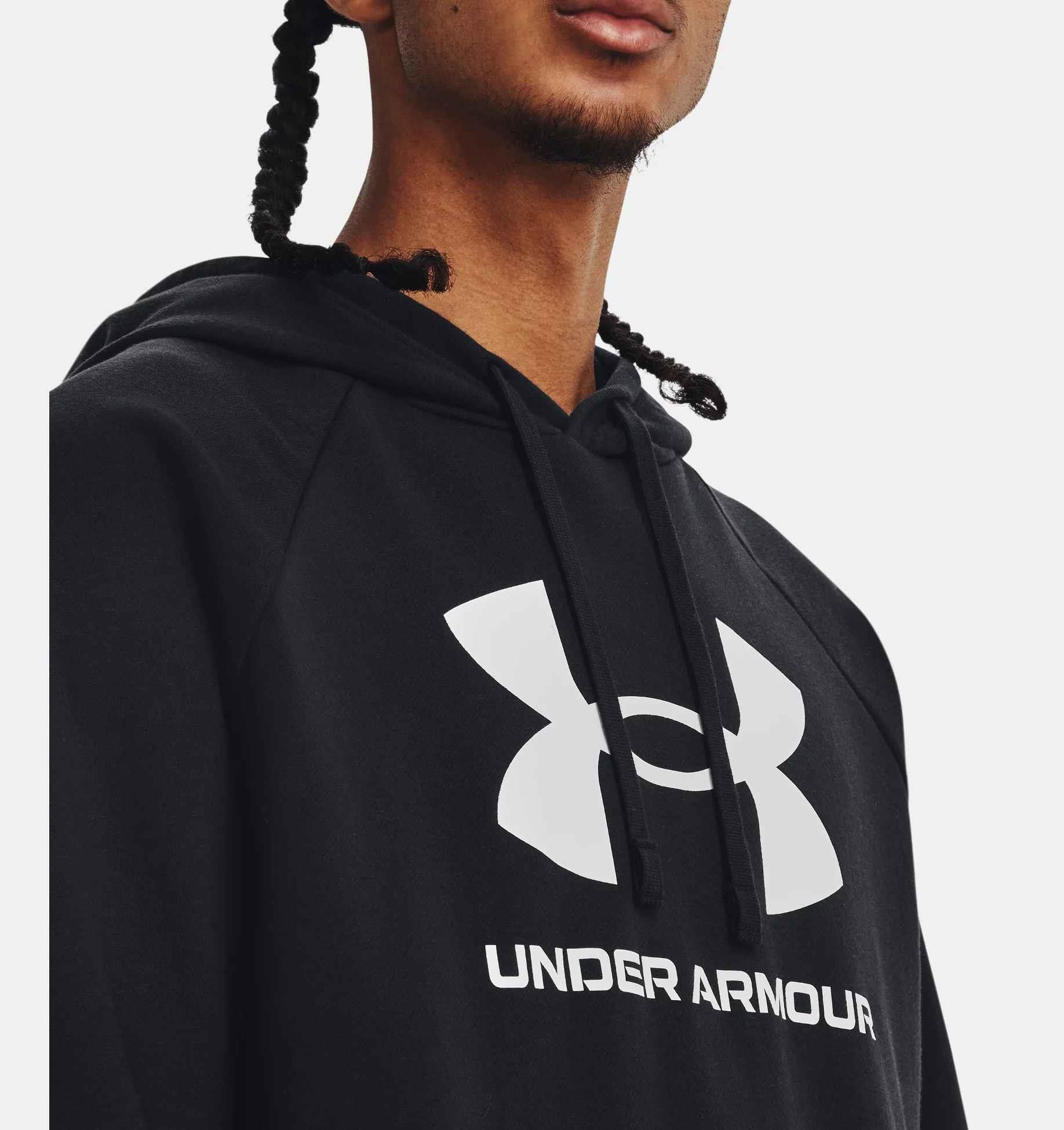 UA Rival Fleece Logo HD - SİYAH