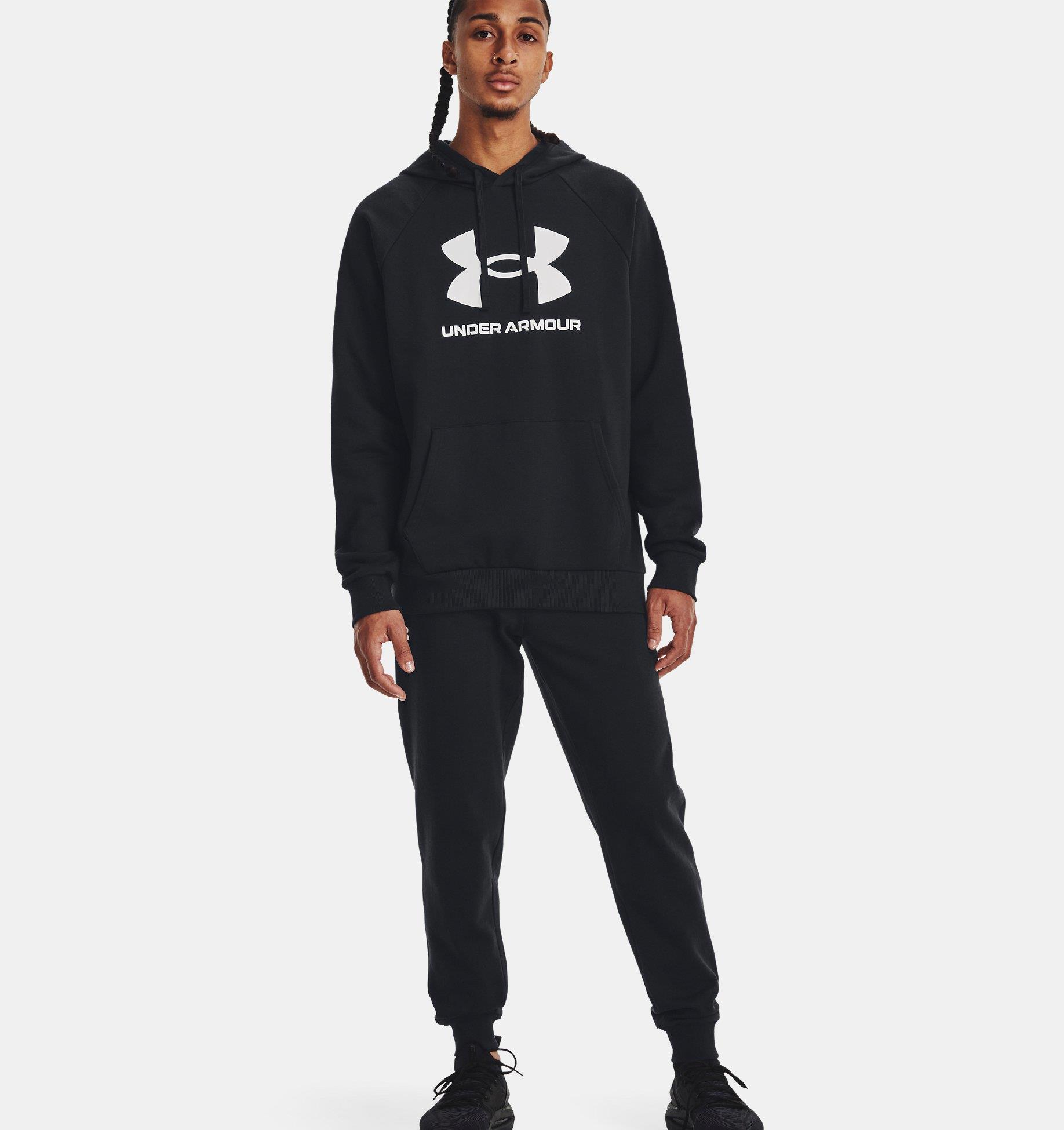 UA Rival Fleece Logo HD - SİYAH