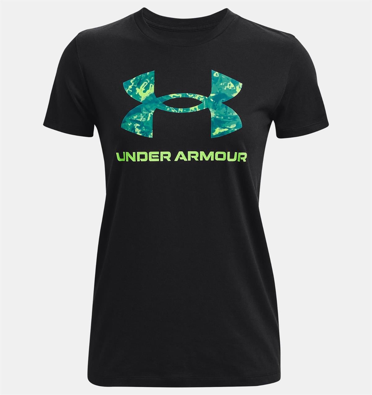 UA SPORTSTYLE LOGO SS - SİYAH(SİMLİ)