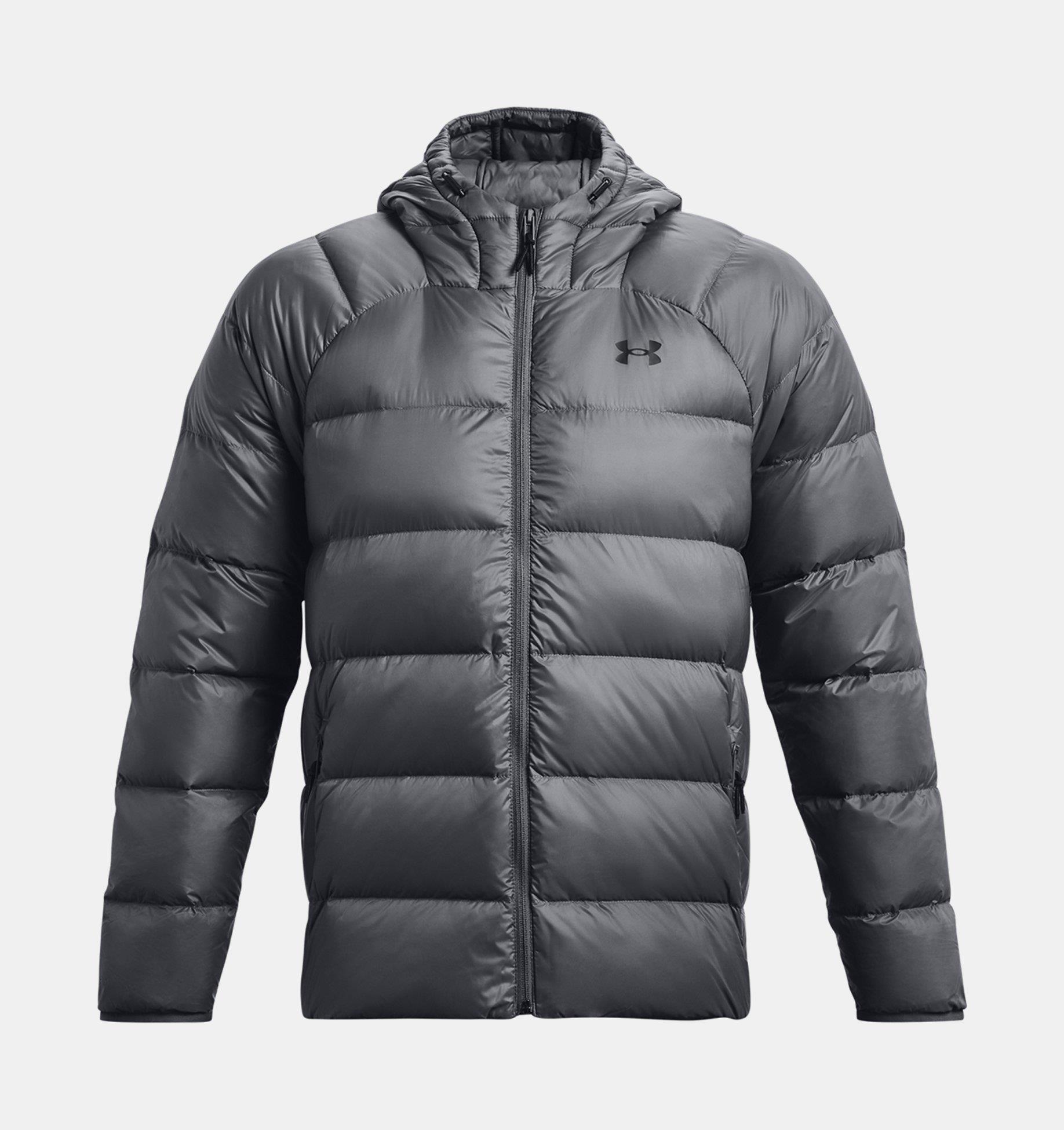 UA STRM ARMOUR DOWN 2.0 JKT - BEJ