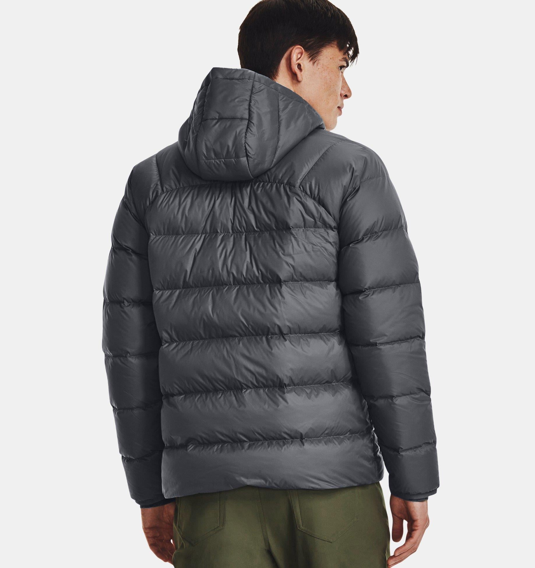 UA STRM ARMOUR DOWN 2.0 JKT - BEJ