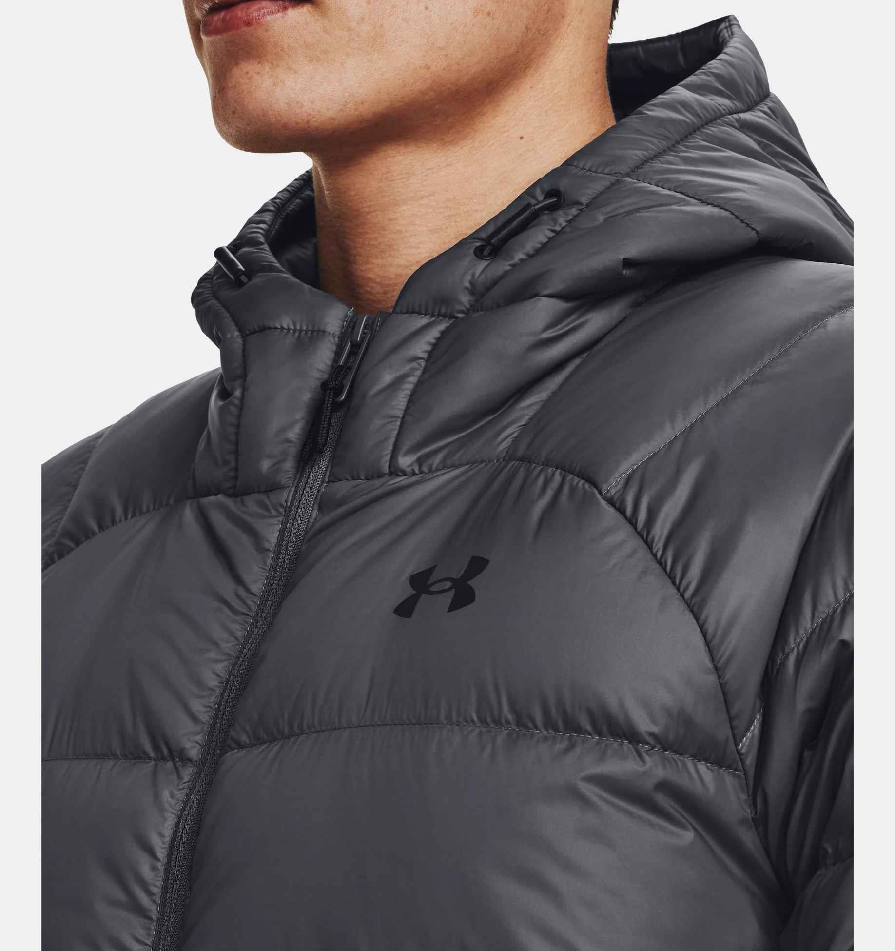 UA STRM ARMOUR DOWN 2.0 JKT - BEJ