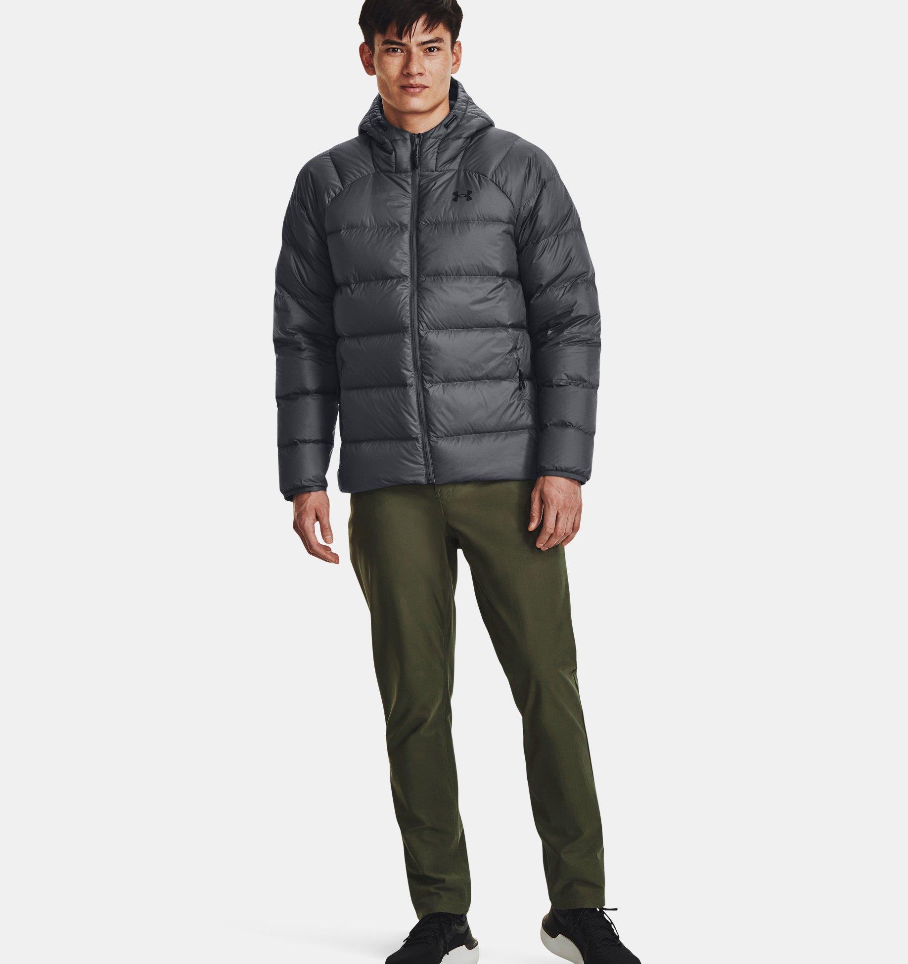 UA STRM ARMOUR DOWN 2.0 JKT - BEJ
