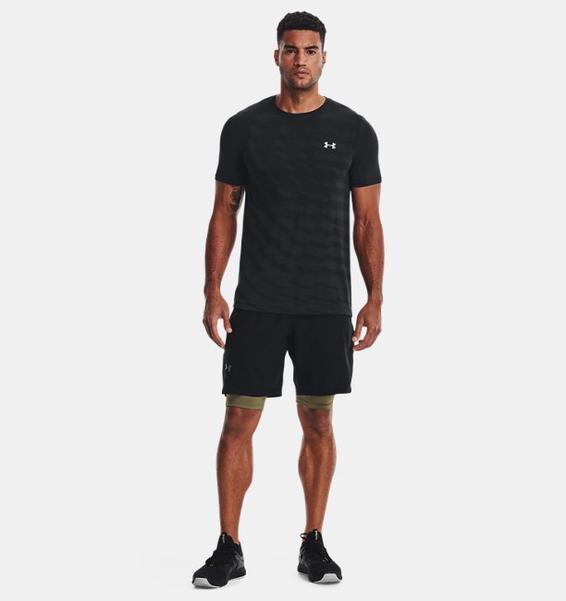 UA Vanish Woven 8in Shorts - SİYAH