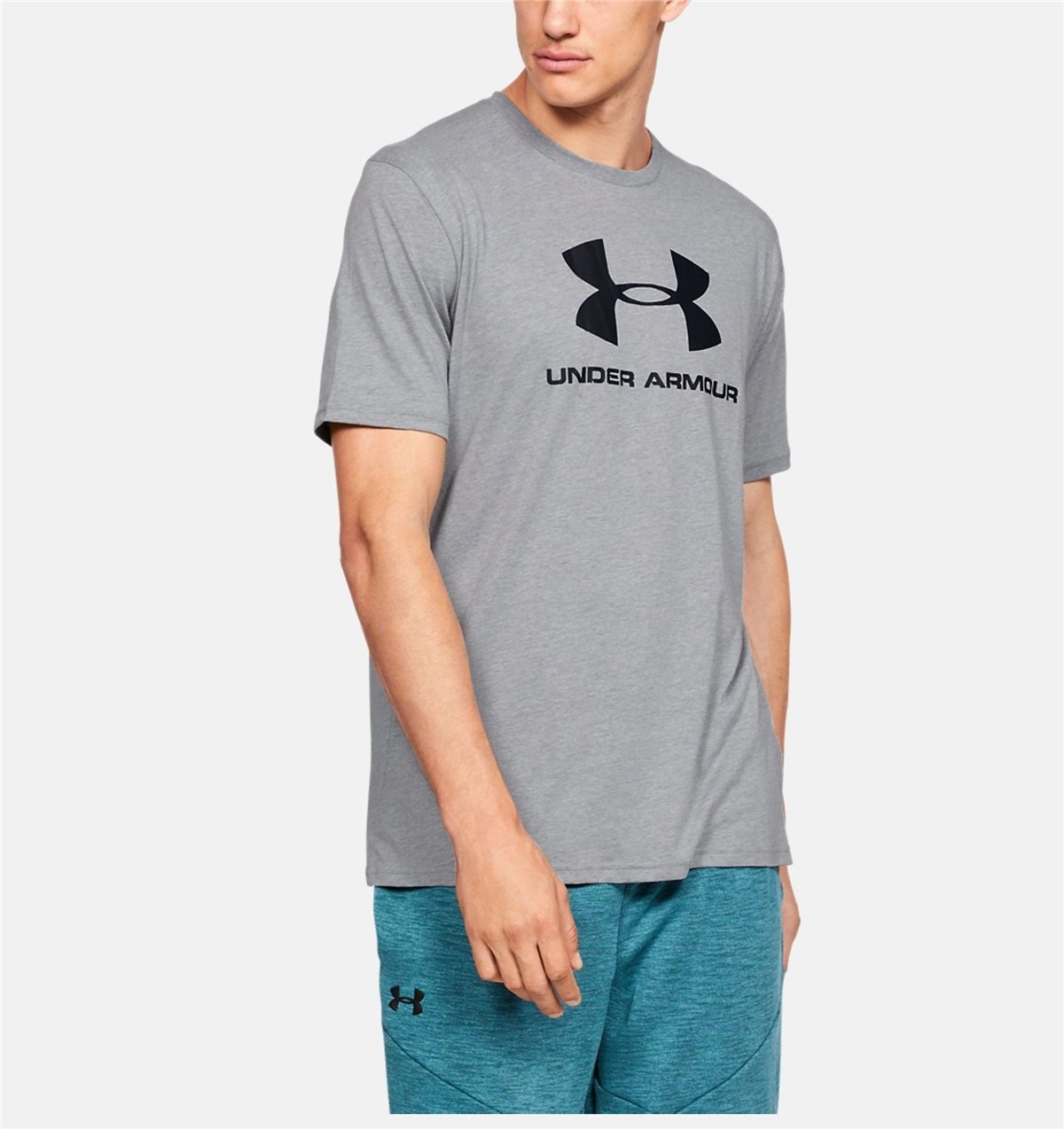 Under Armour Sporstyle Logo SS Erkek Tişört 