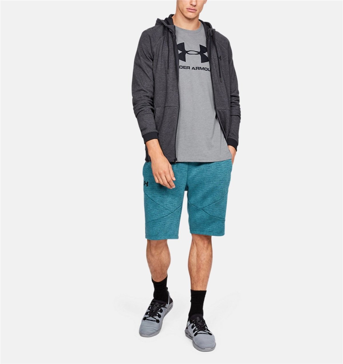 Under Armour Sporstyle Logo SS Erkek Tişört 