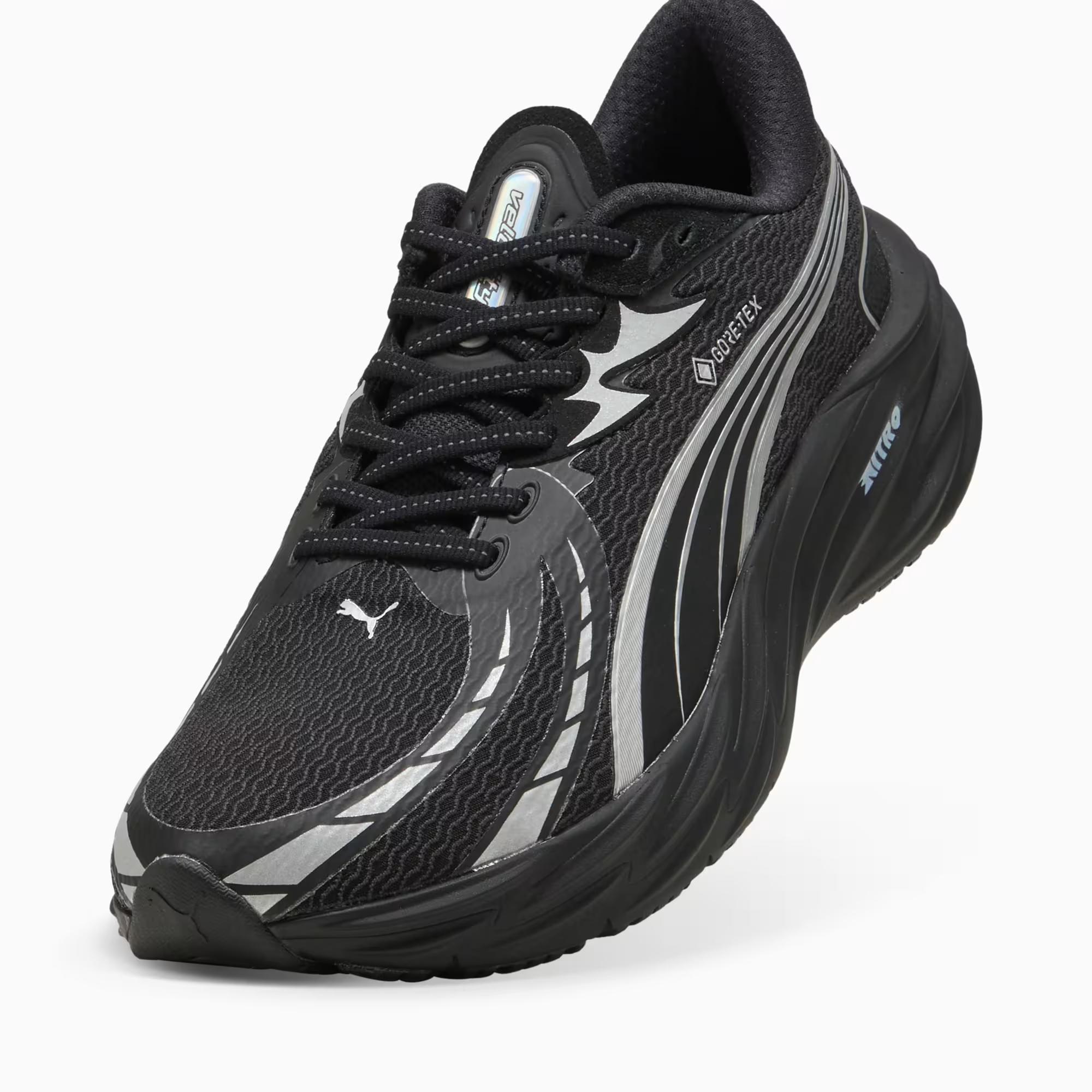 Puma Siyah Puma Velocity Nitro 4 Gore-Tex Erkek Koşu Ayakkabısı