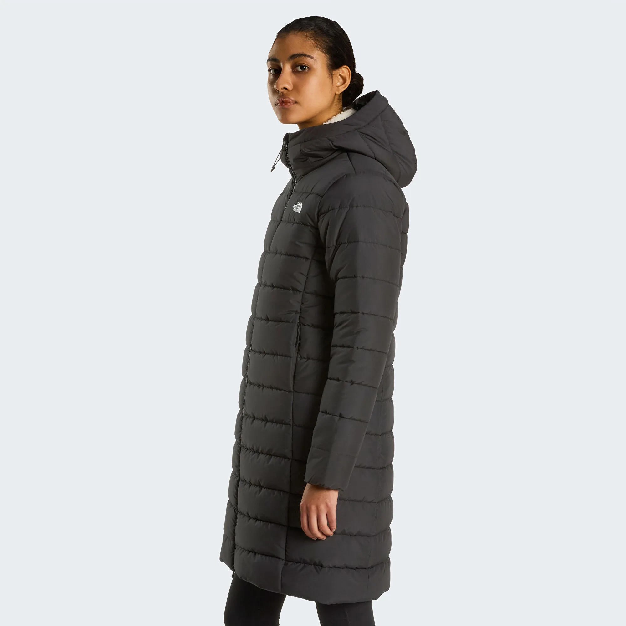W ACONCAGUA HOODED PARKA - SIYAH