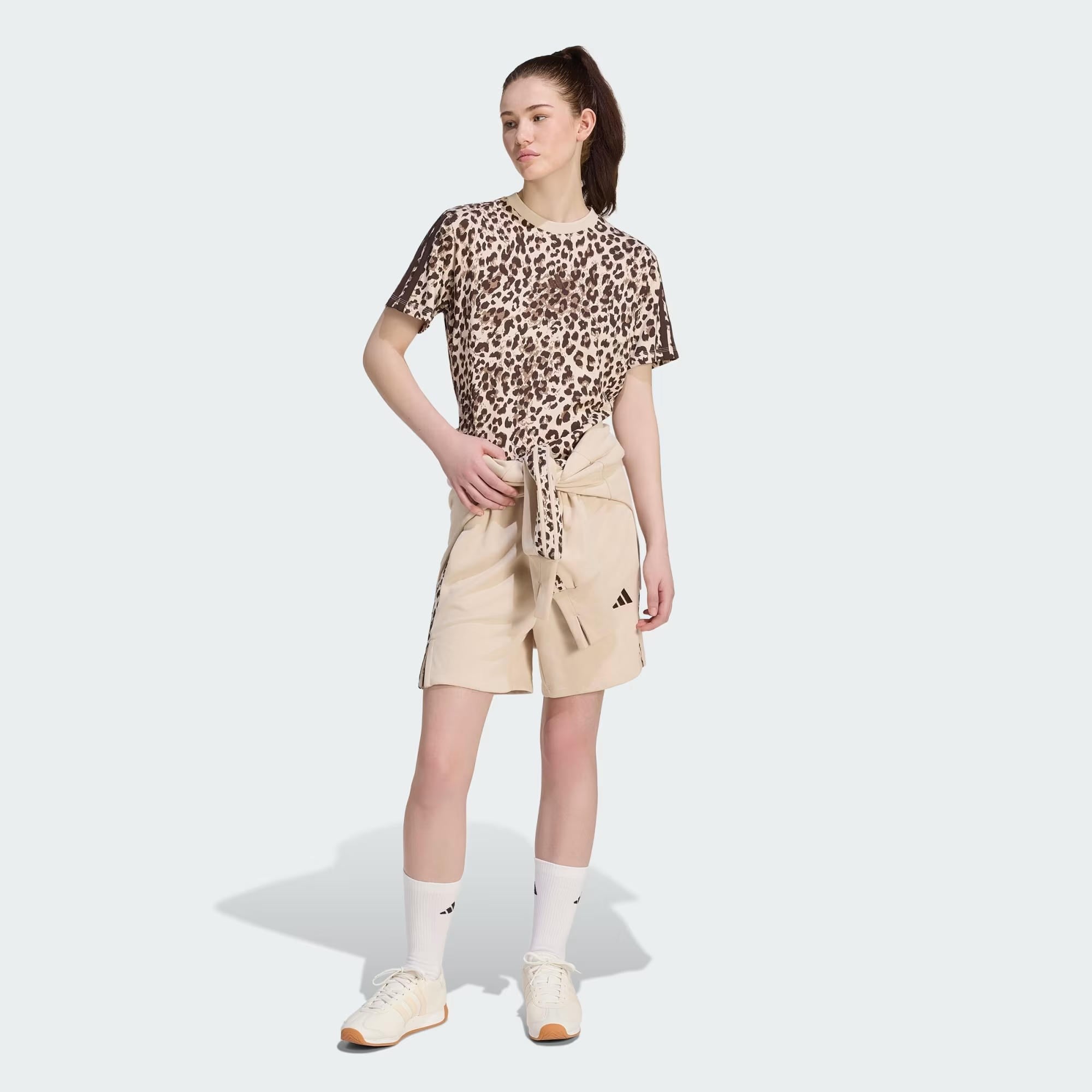 W AOP SJ TEE - ADIDAS SIYAH