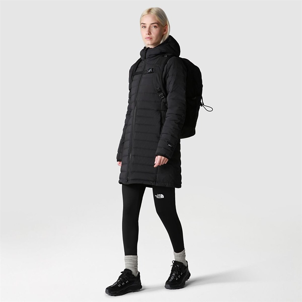 W BELLEVIEW STRETCH DOWN PARKA - SIYAH