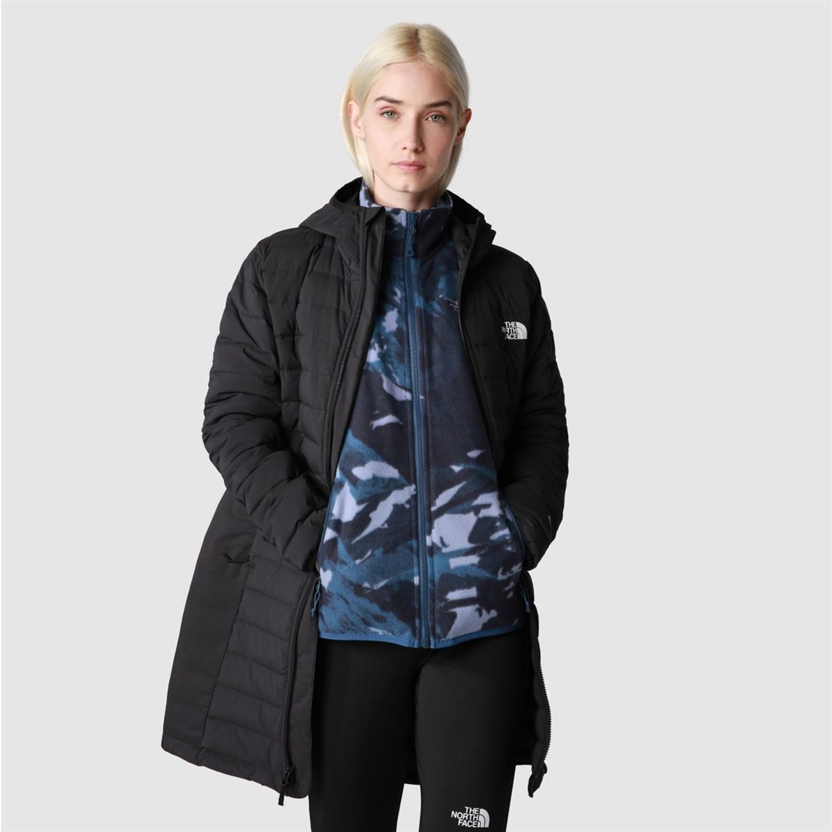 W BELLEVIEW STRETCH DOWN PARKA - SIYAH