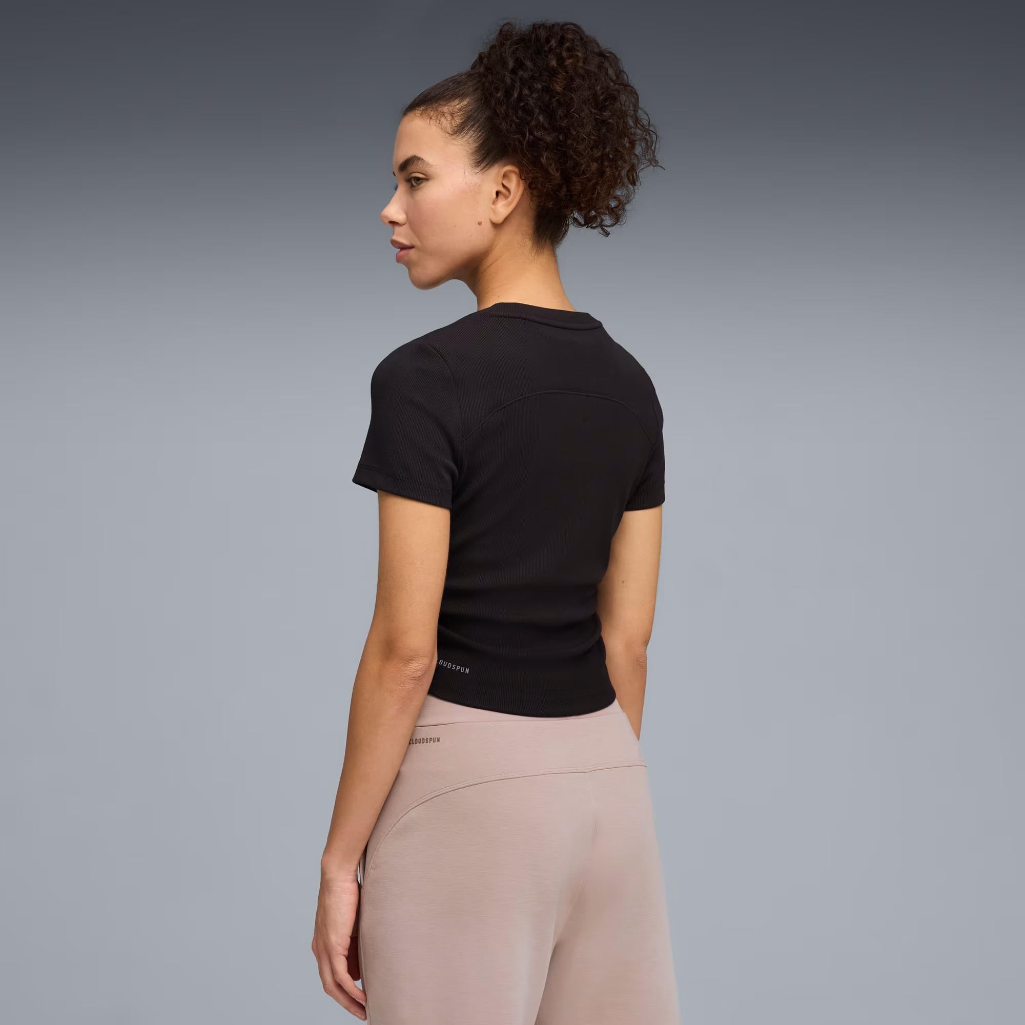 W Cloudspun Rib Tee - PUMA 01
