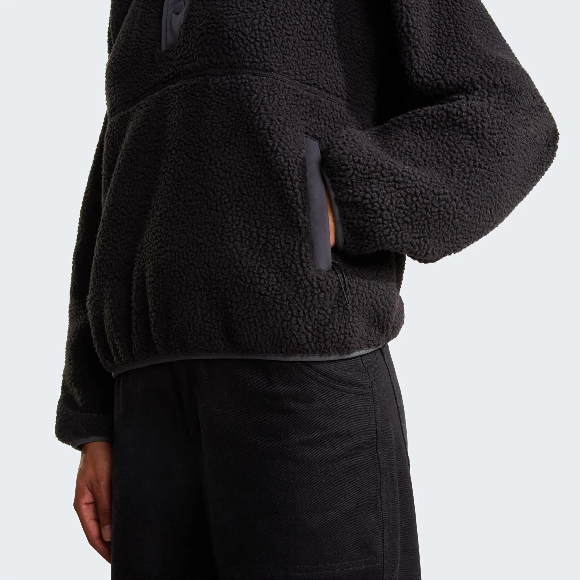 W CRAGMONT SNAP 1/2 FLEECE JACKET - SIYAH