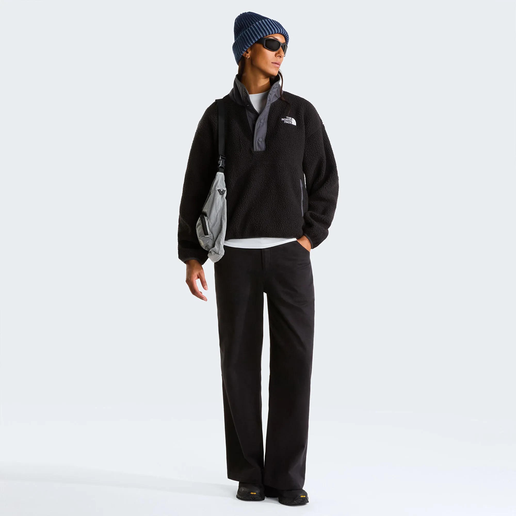 W CRAGMONT SNAP 1/2 FLEECE JACKET - SIYAH