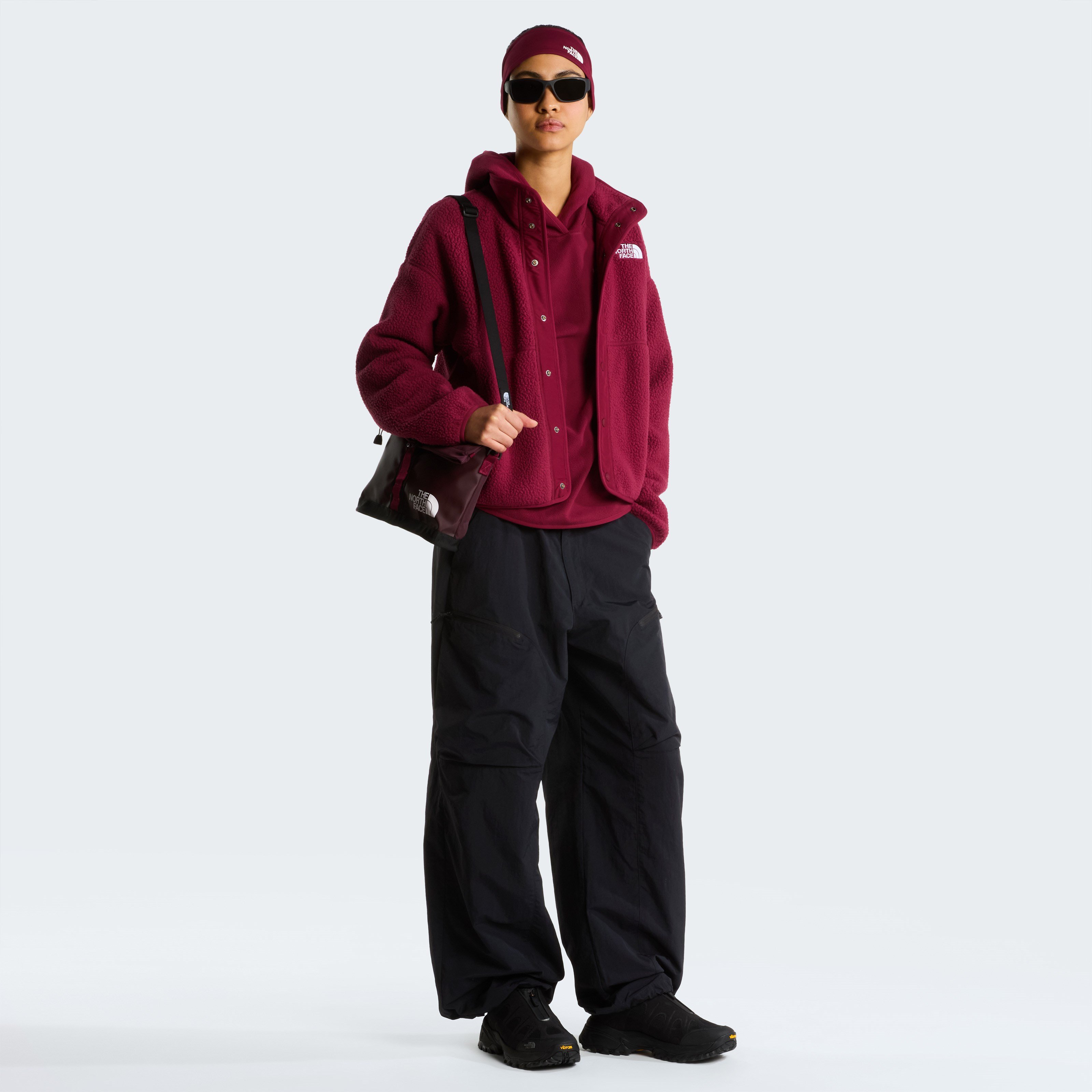 W CRAGMONT SNAP FRONT FLEECE JACKET - SIYAH