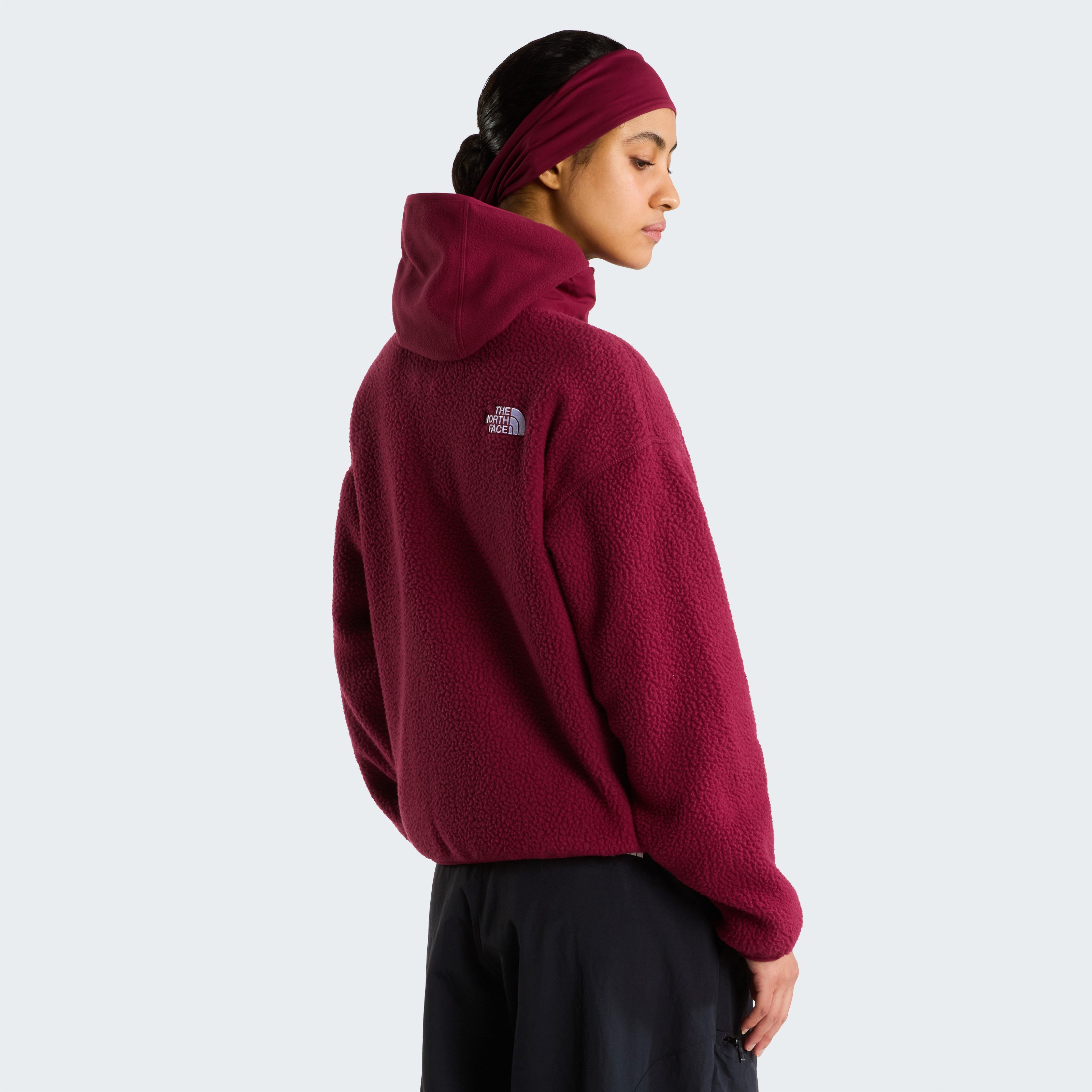 W CRAGMONT SNAP FRONT FLEECE JACKET - SIYAH