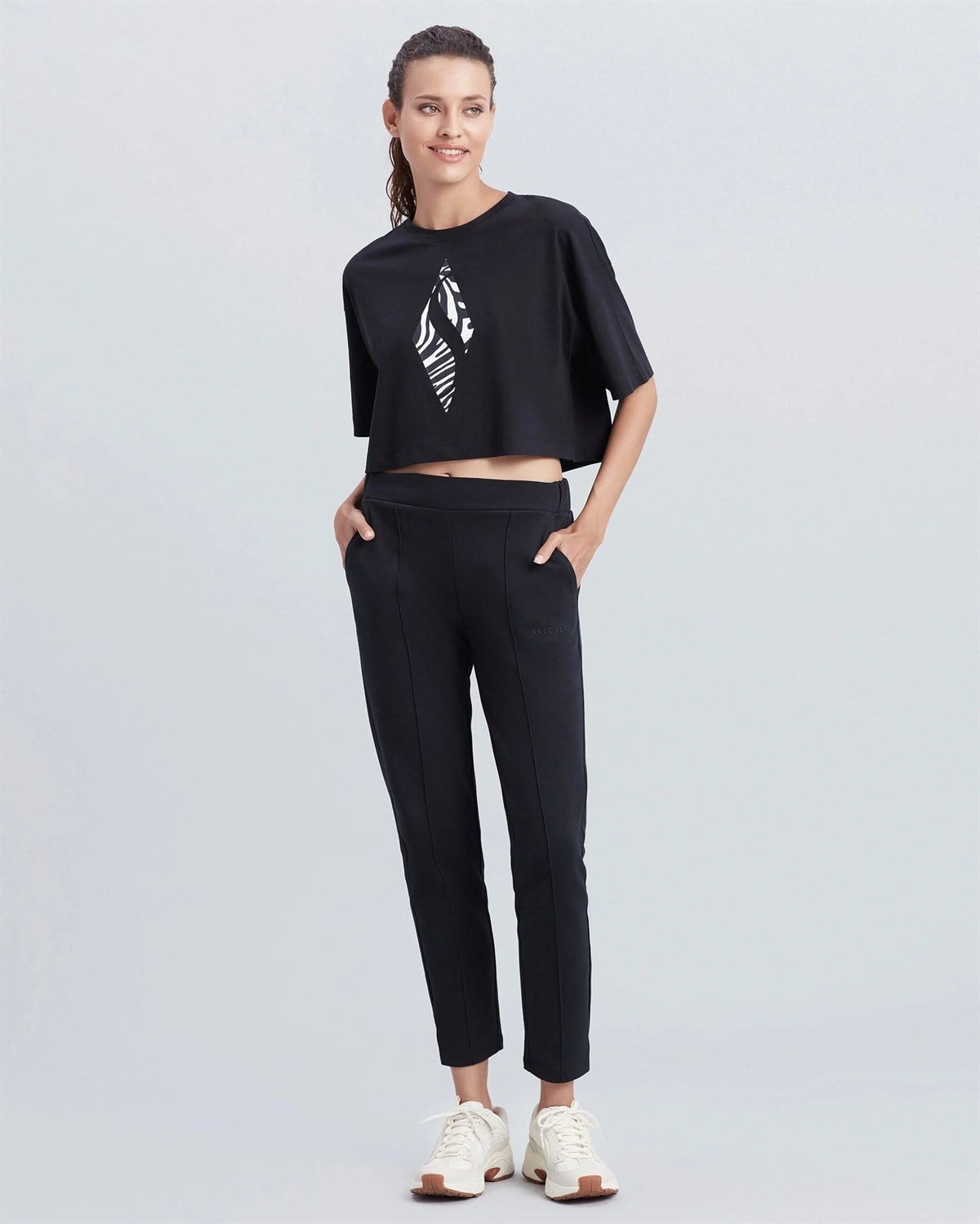 W Daily Slim Sweatpant - SİYAH