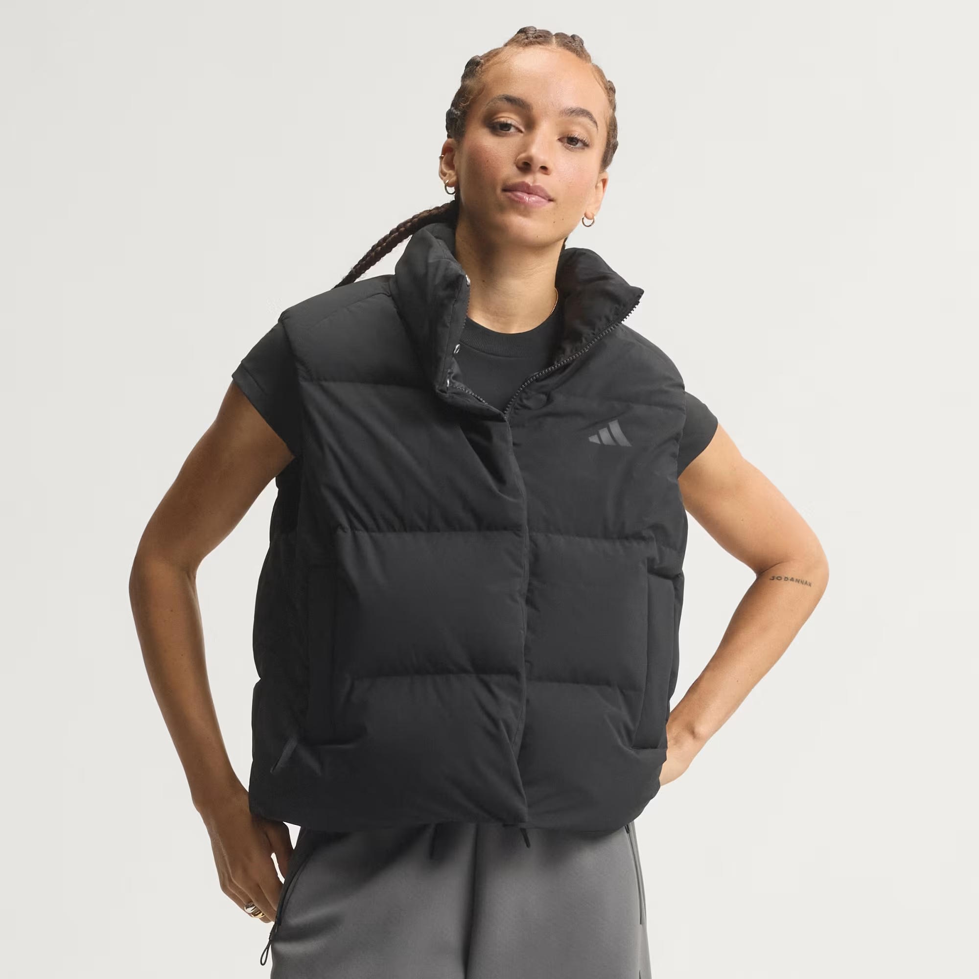 W DOWN PUF VEST - ADIDAS SIYAH