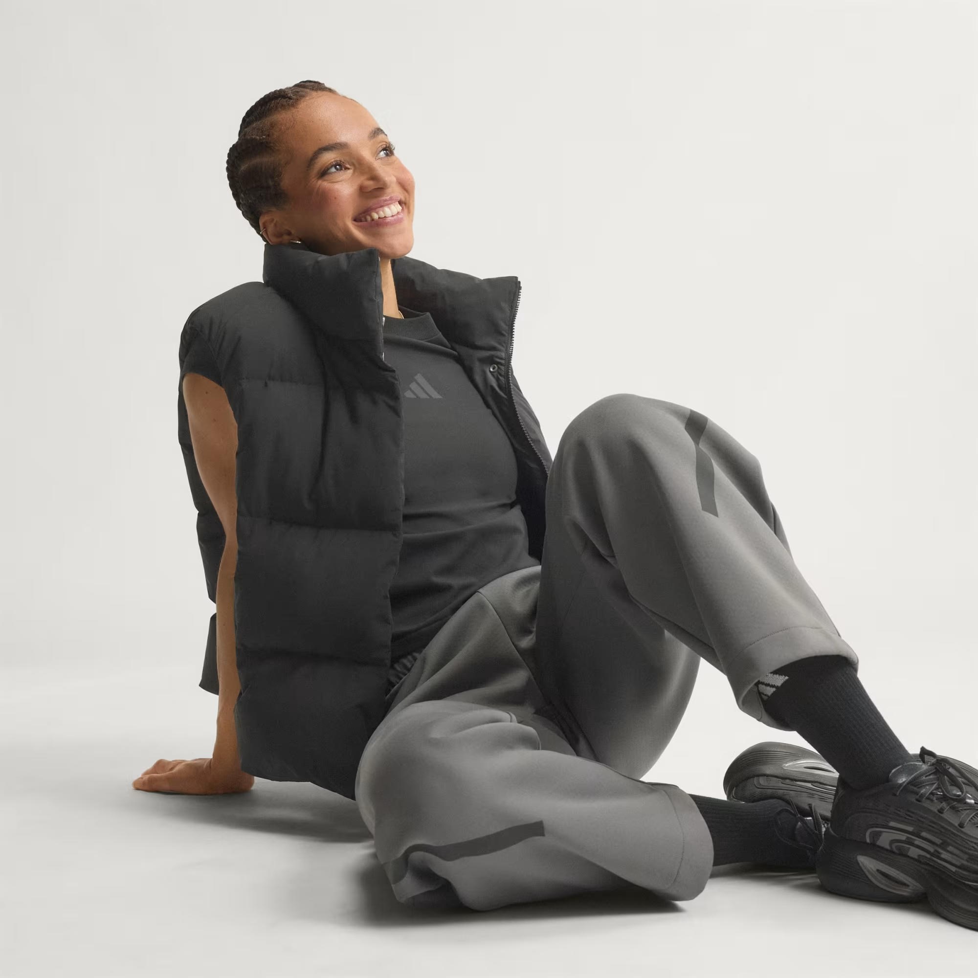 W DOWN PUF VEST - ADIDAS SIYAH