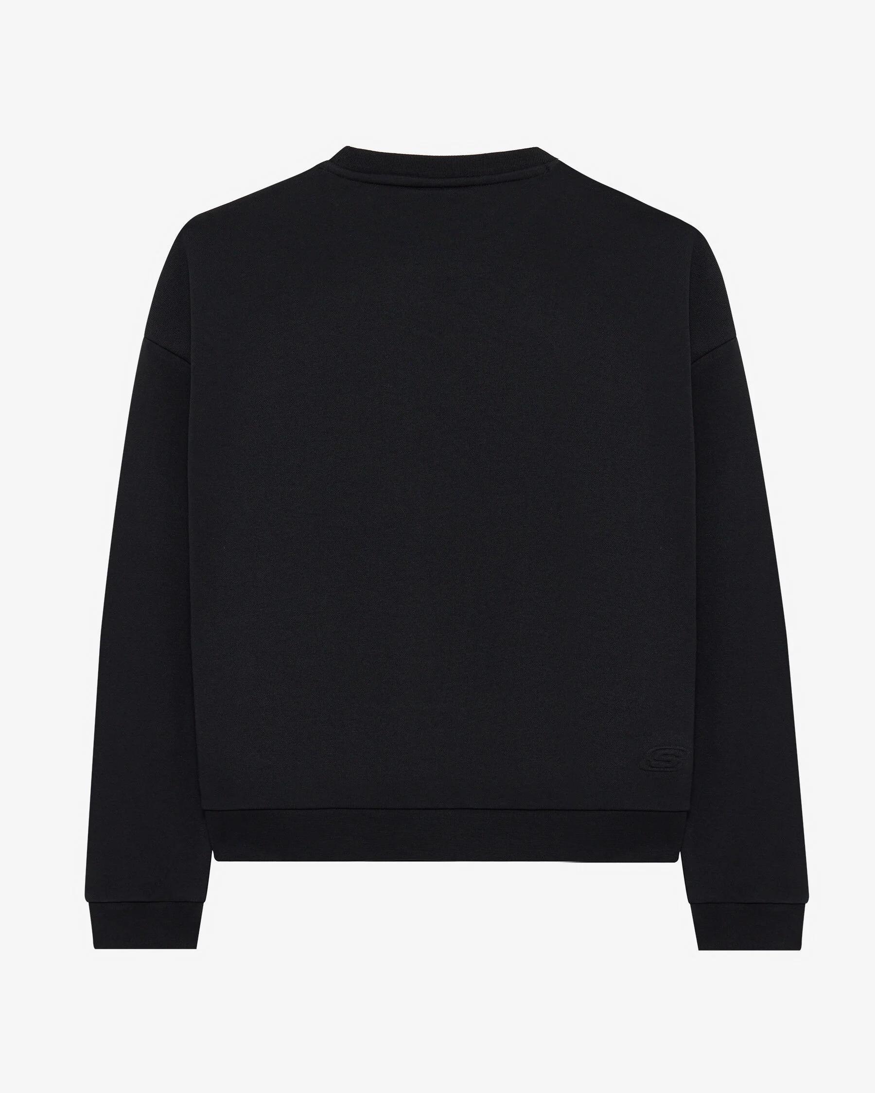 W Essential Crewneck Sweatshirt - SİYAH