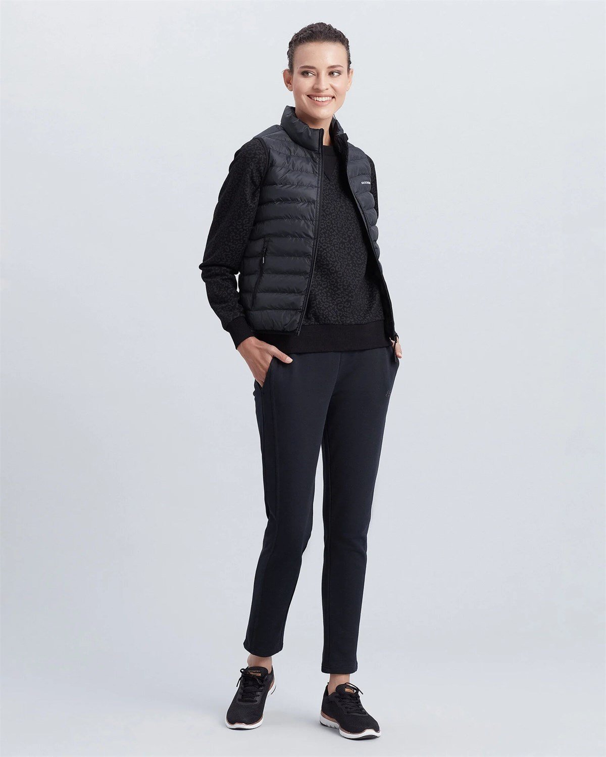 W Essential Vest - SİYAH