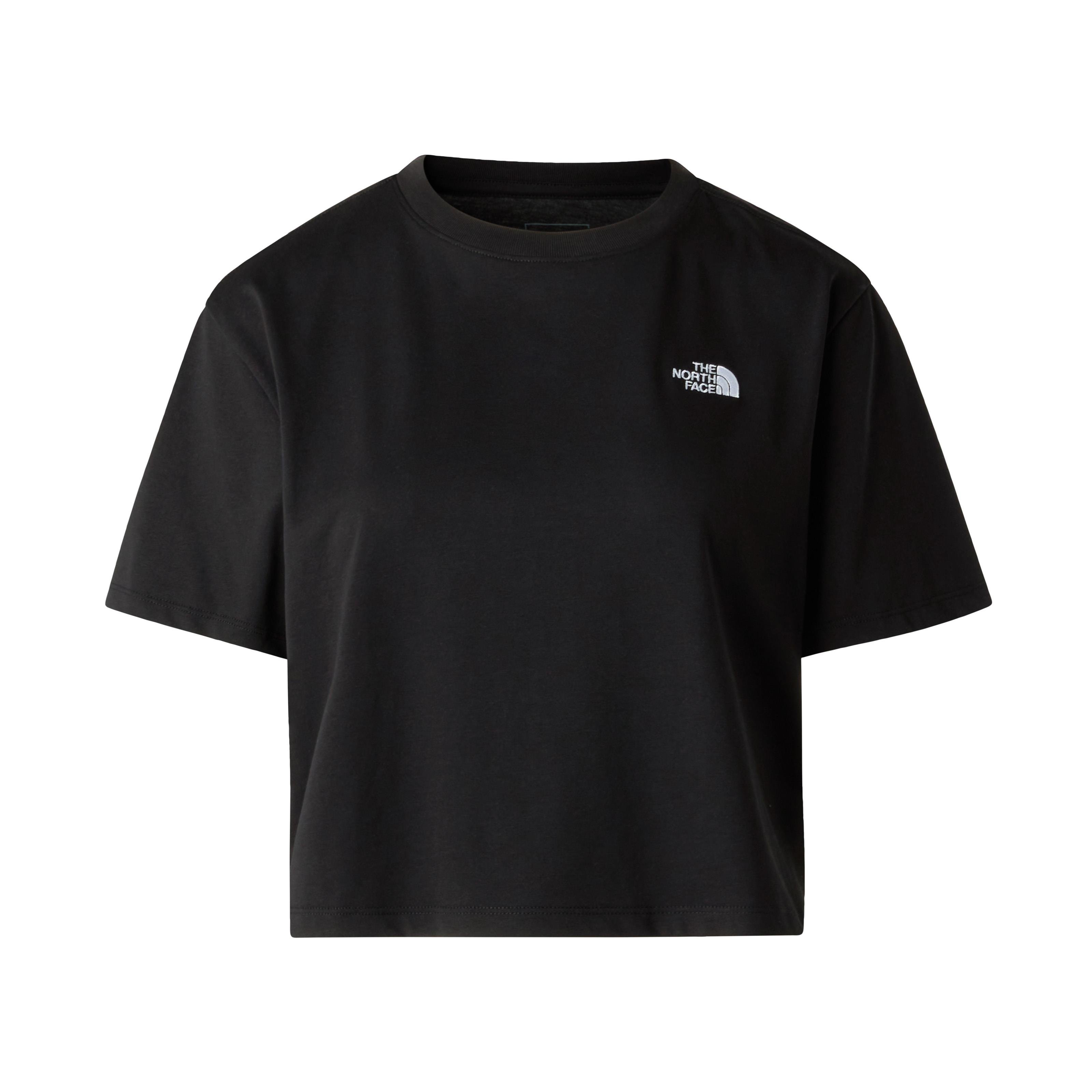 W EVOLUTION SIMPLE DOME CROP RLX SS TEE - SIYAH