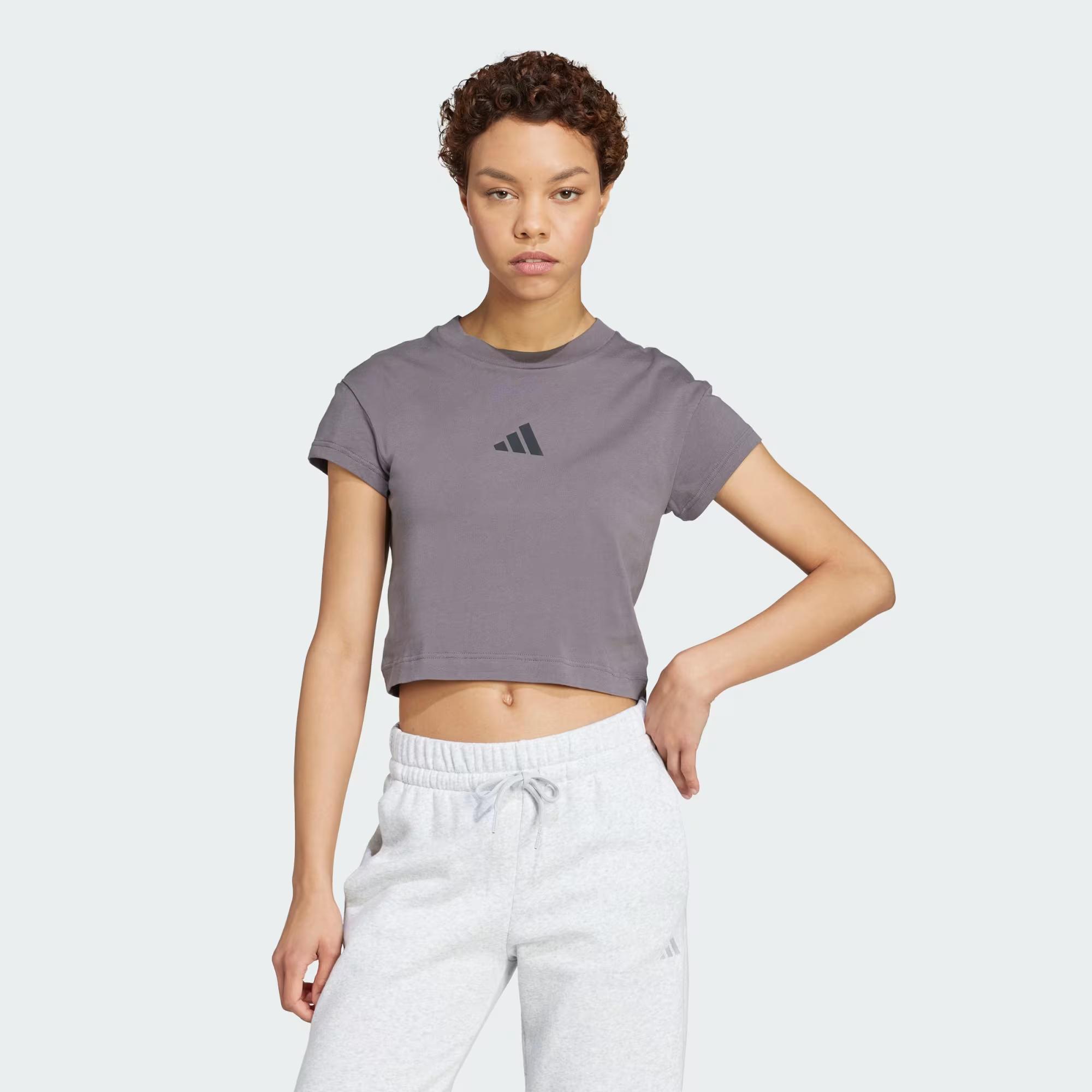W FI SL BB TEE - ADIDAS SIYAH