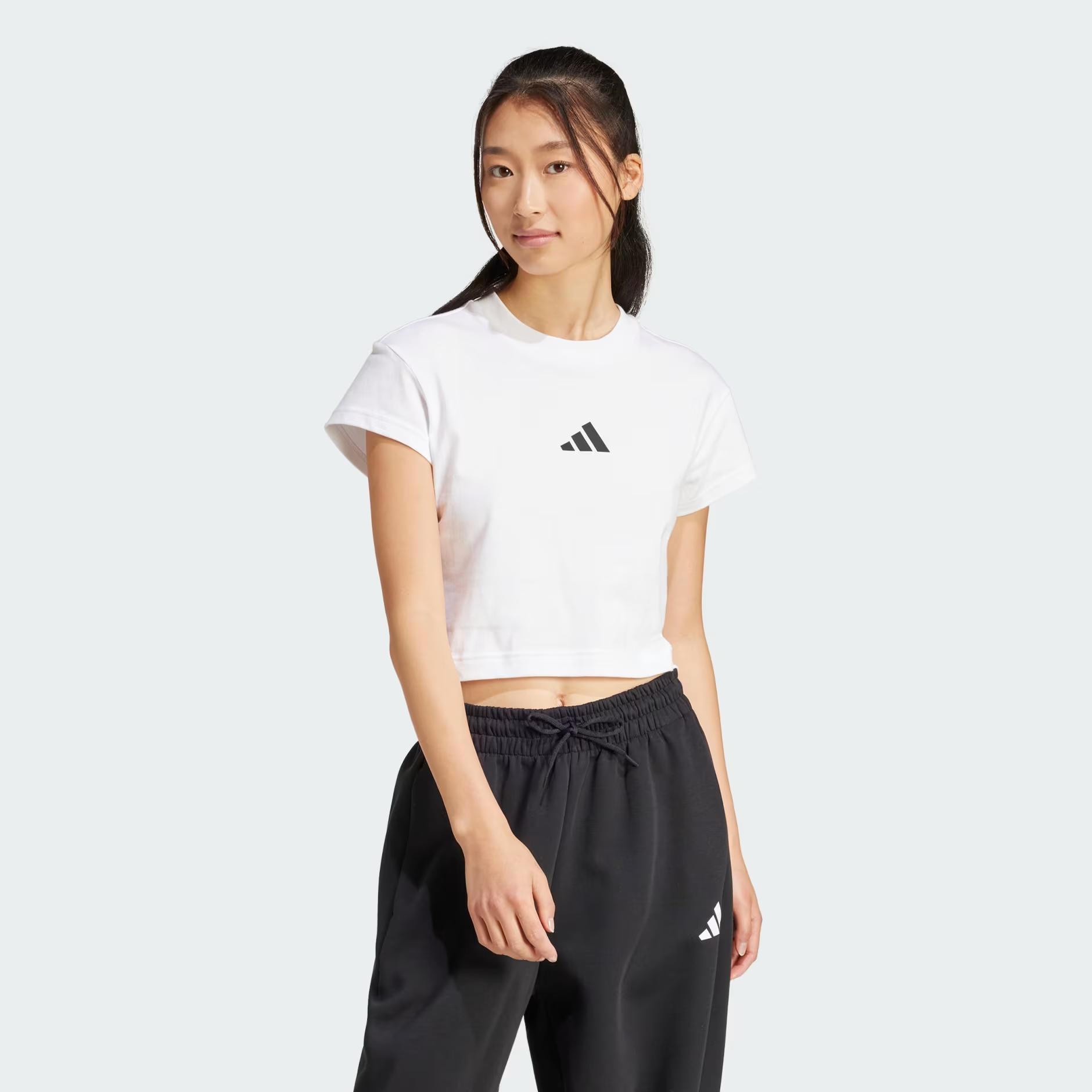 W FI SL BB TEE - ADIDAS SIYAH
