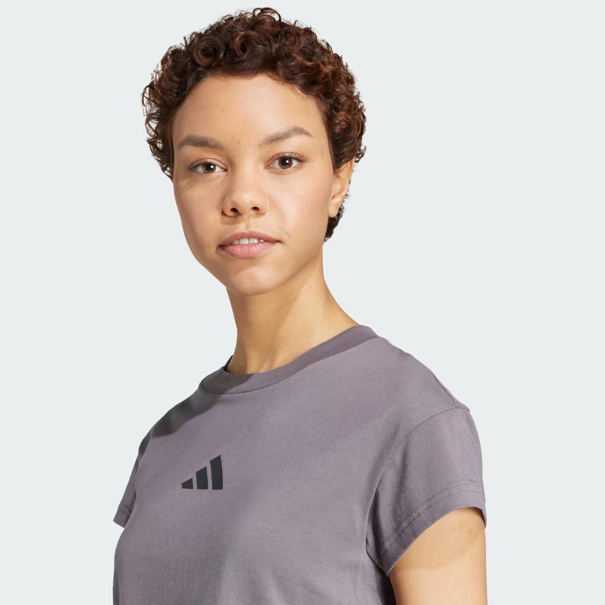 W FI SL BB TEE - ADIDAS SIYAH