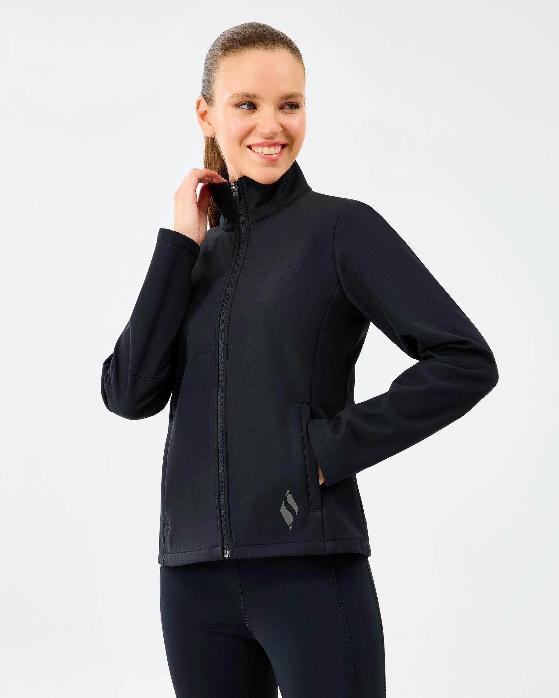 W Fitted Softshell Turtle Neck Jacket - 3817
