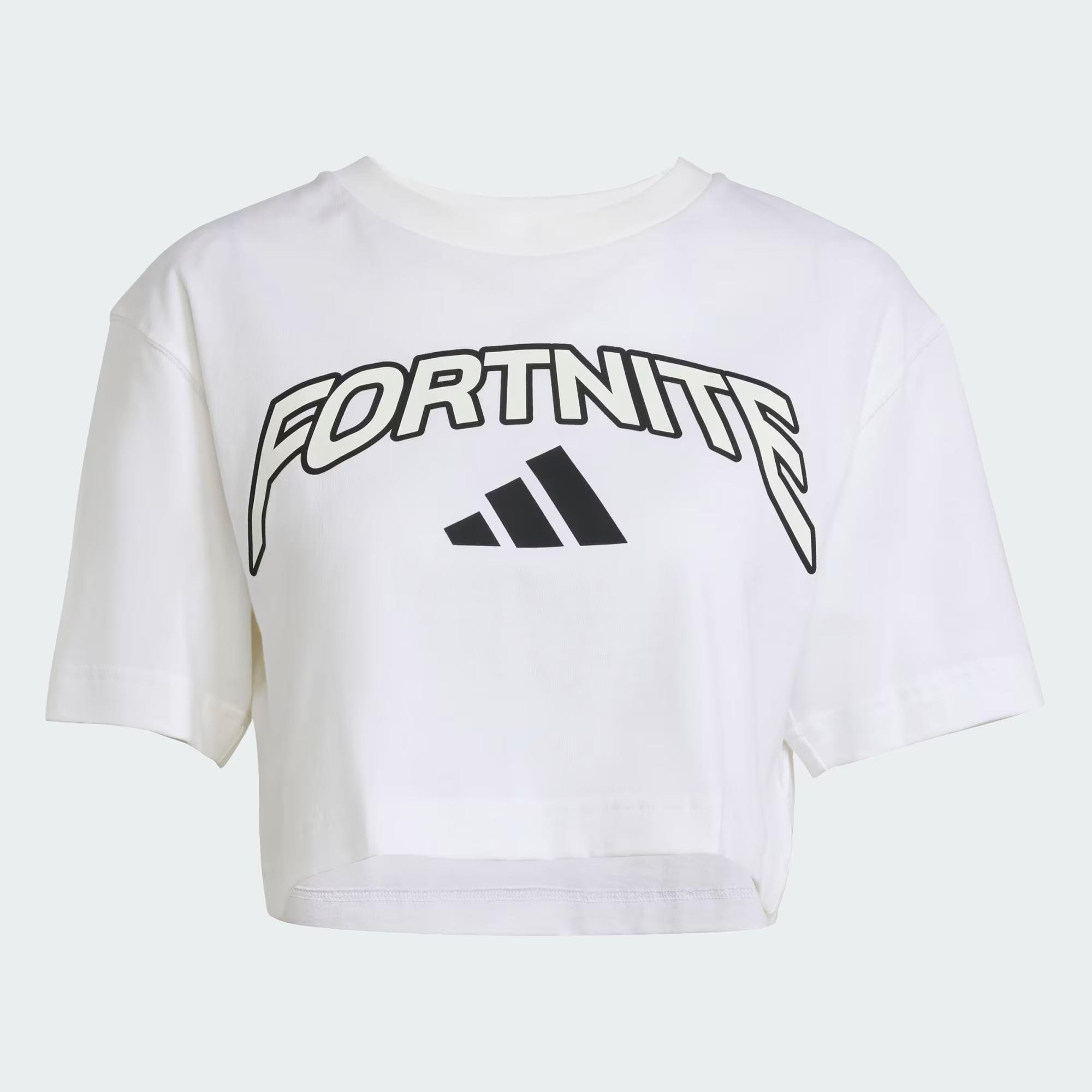 W FN CROP TEE - ADIDAS SIYAH