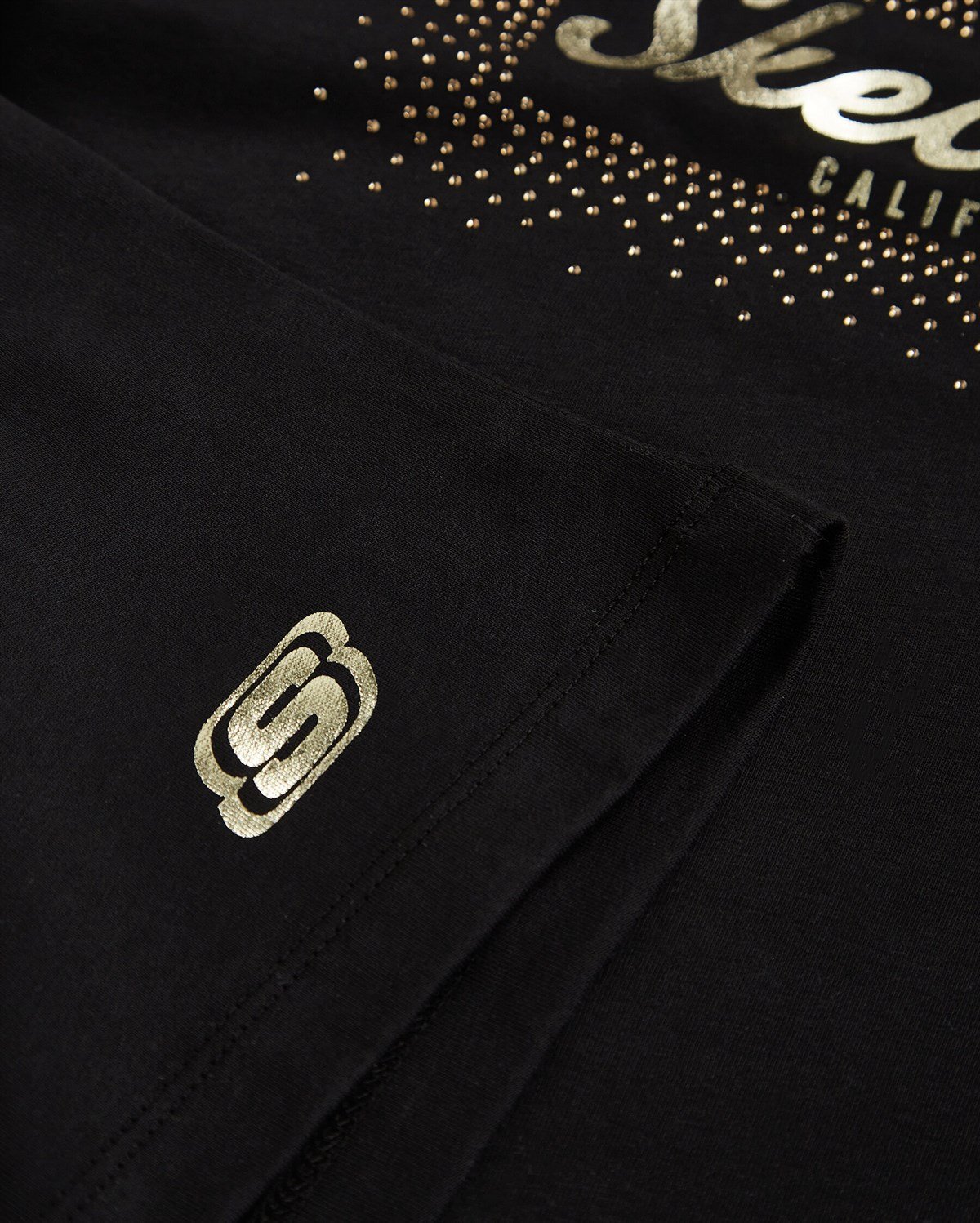 W Graphic Tee Shiny Logo T-Shirt - SİYAH