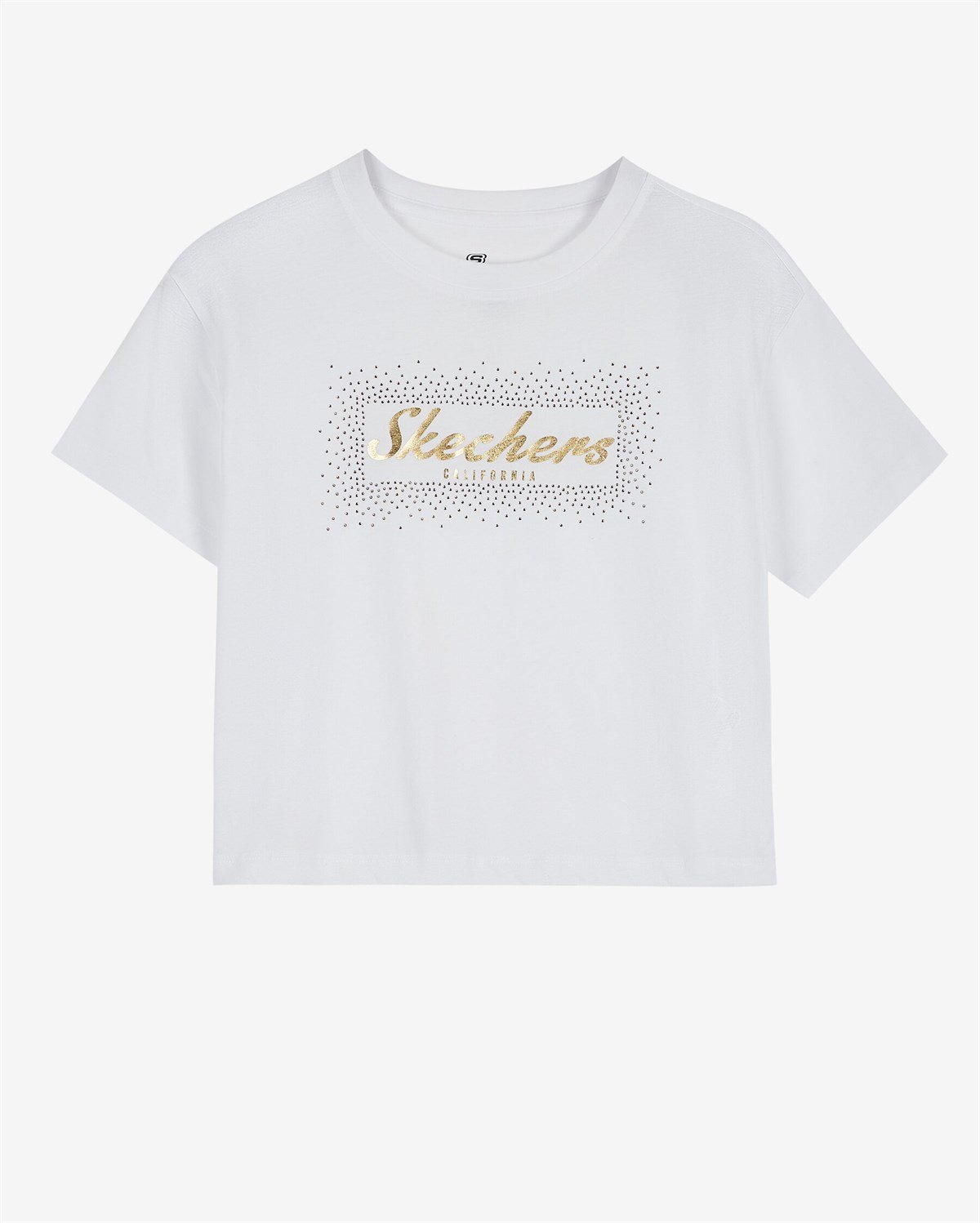 W Graphic Tee Shiny Logo T-Shirt - SİYAH(MAT)