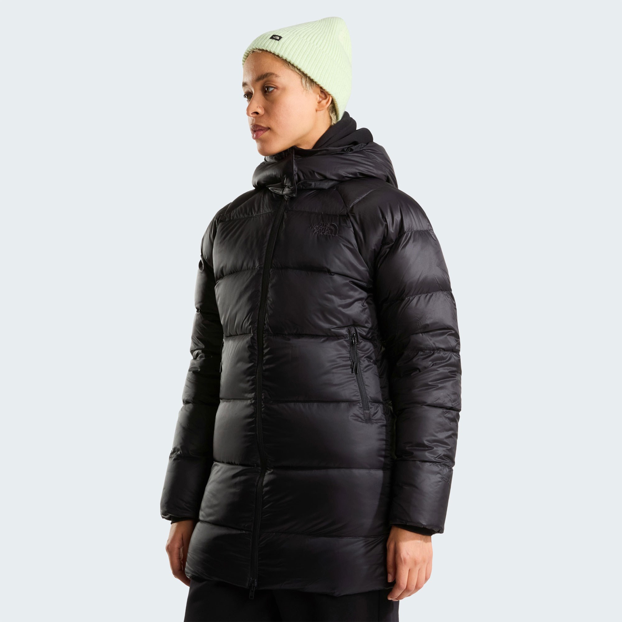 W HYDRENALITE CITY DOWN HOODED PARKA - SIYAH