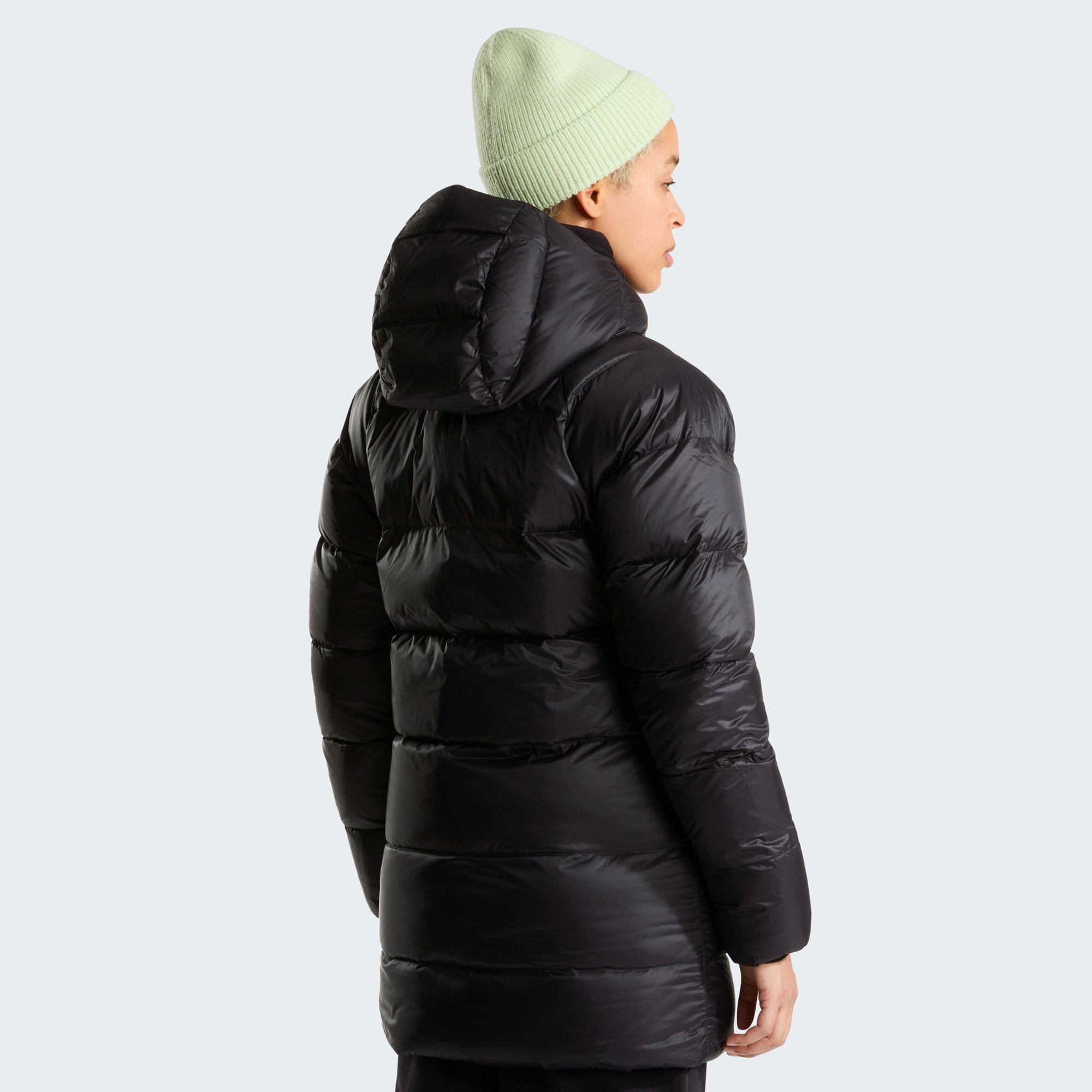 W HYDRENALITE CITY DOWN HOODED PARKA - SIYAH