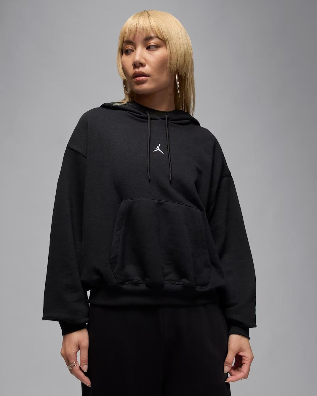 W J SPT DF CSVR FLC HOODIE - BEYAZ