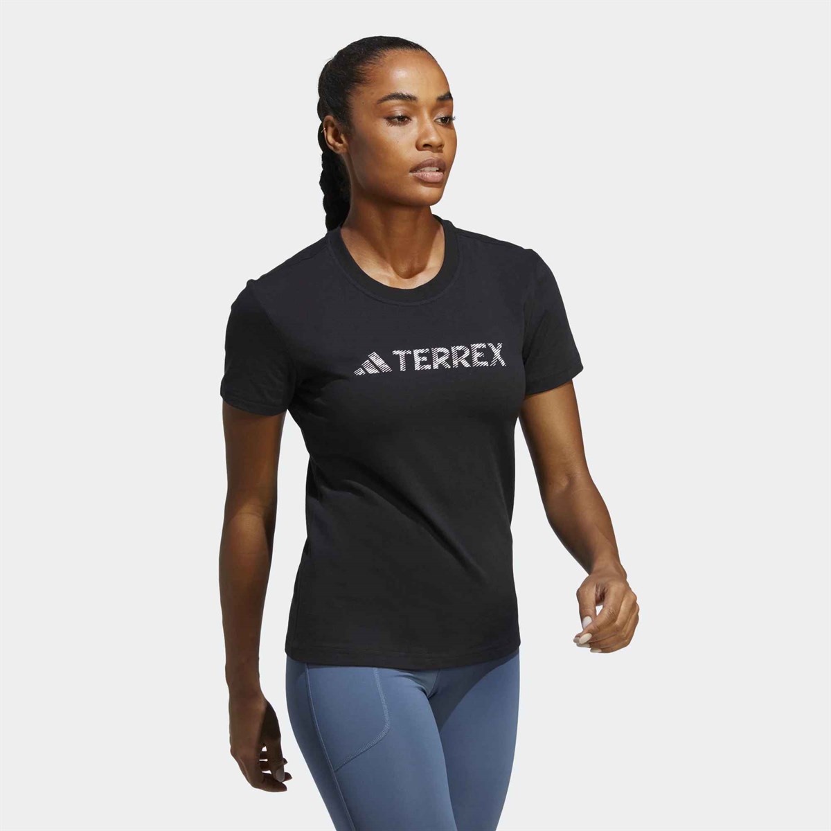 W Logo Tee - ADIDAS SIYAH