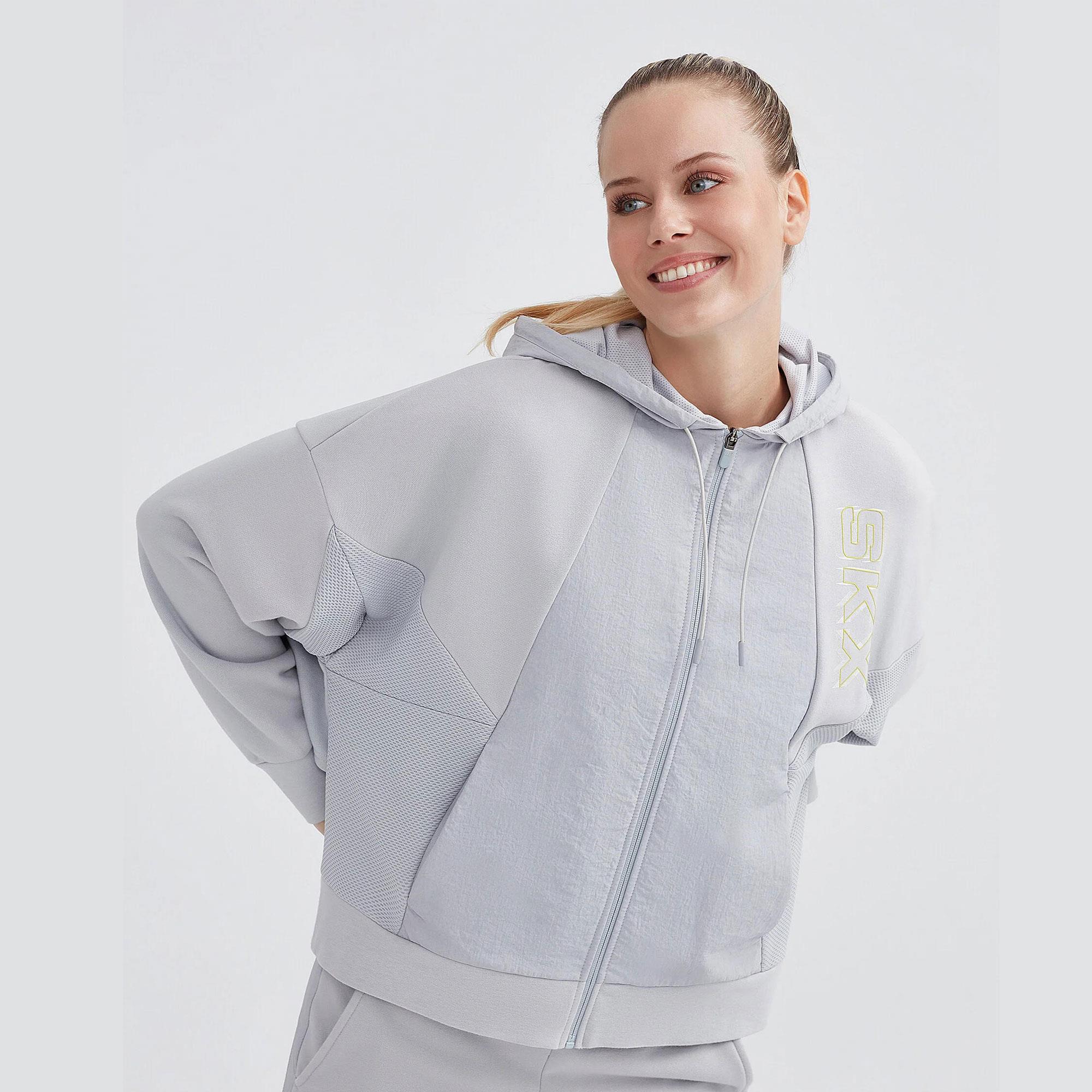 W LW Fleece Full Zip Hoodie Sweatshirt - NIKE 032